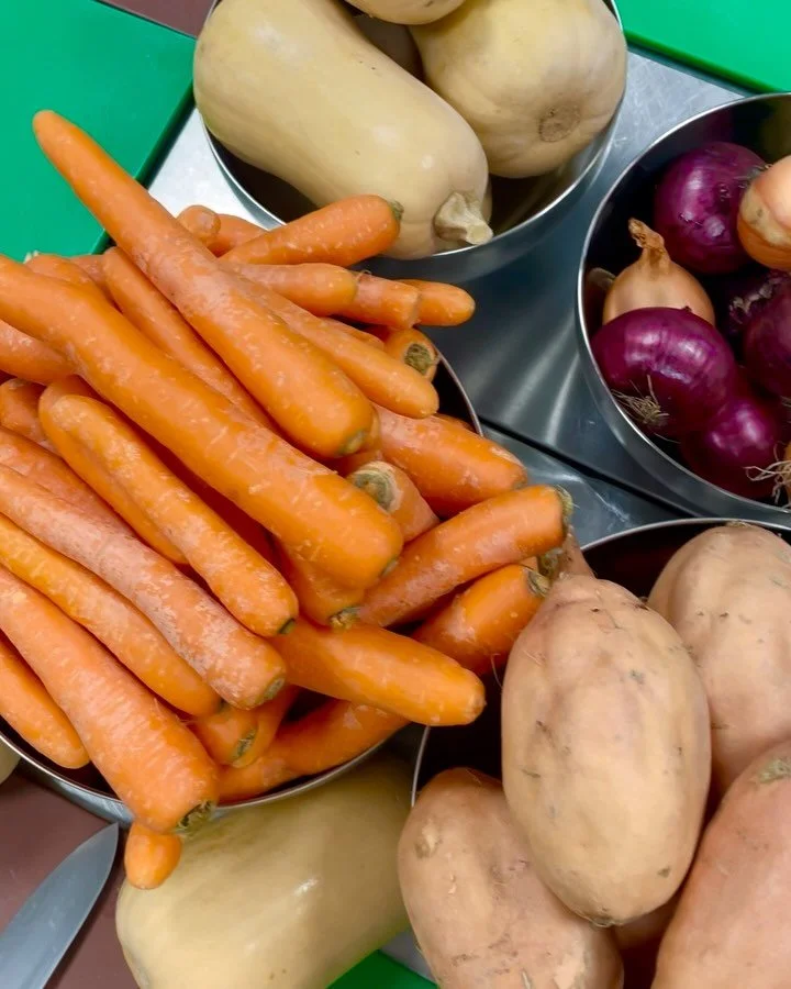 🌈 Eat the rainbow - tomorrow at 12.30pm! 

Join us for a Little Feast Lunch at St Anne&rsquo;s House and start the week with our feel good menu:

- Roast butternut squash, miso, carrot and sweet potato soup 
- Crispy Kale
- Fresh sourdough bread
- H