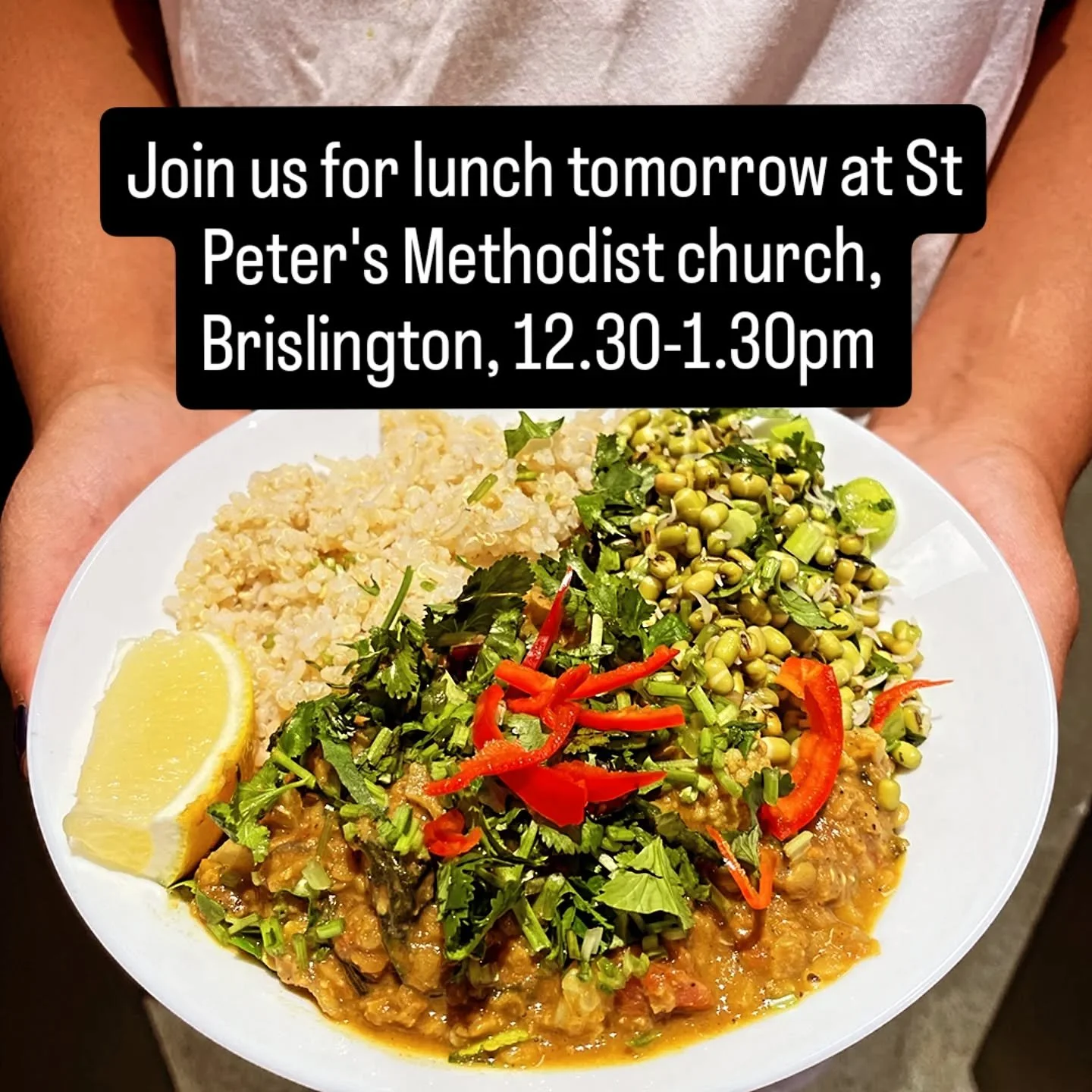 Join us for a free community lunch tomorrow at St Peter's Methodist Church, Brislington from 12.30-1.30pm.

We are excited to kick off our Learn to Batch Cook Course tomorrow - come along and try what our participants have been cooking up!

Tuesday 2