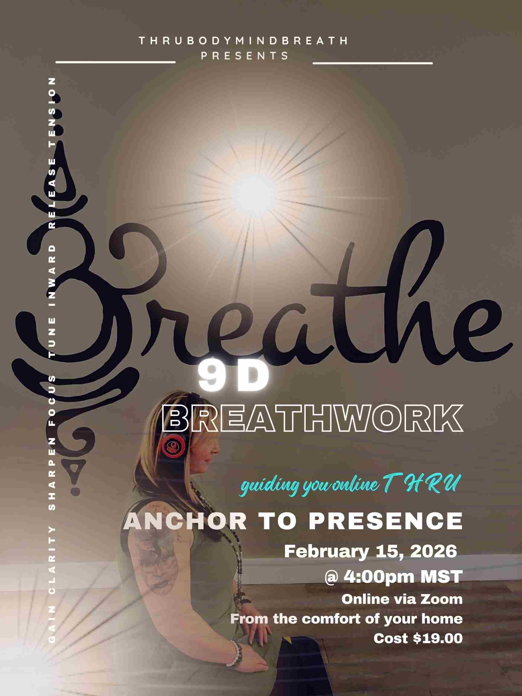 Online breathwork session - anchor to presence