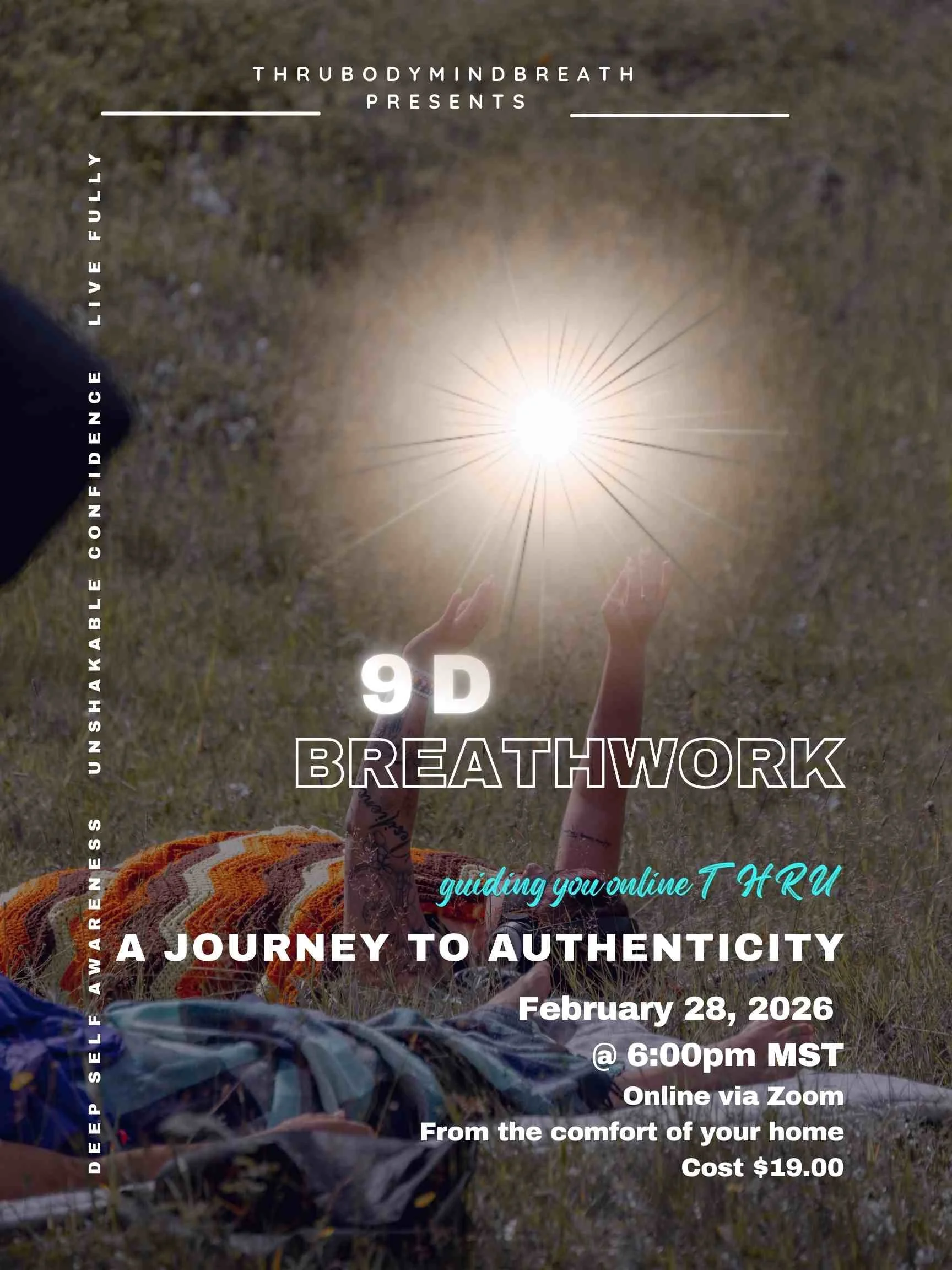 Online breathwork session - Journey to authenticity
