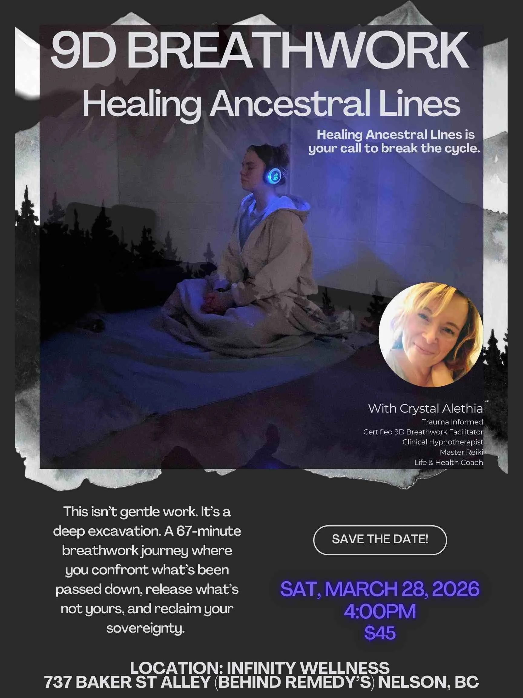 9D Breathwork Healing Ancestral lines