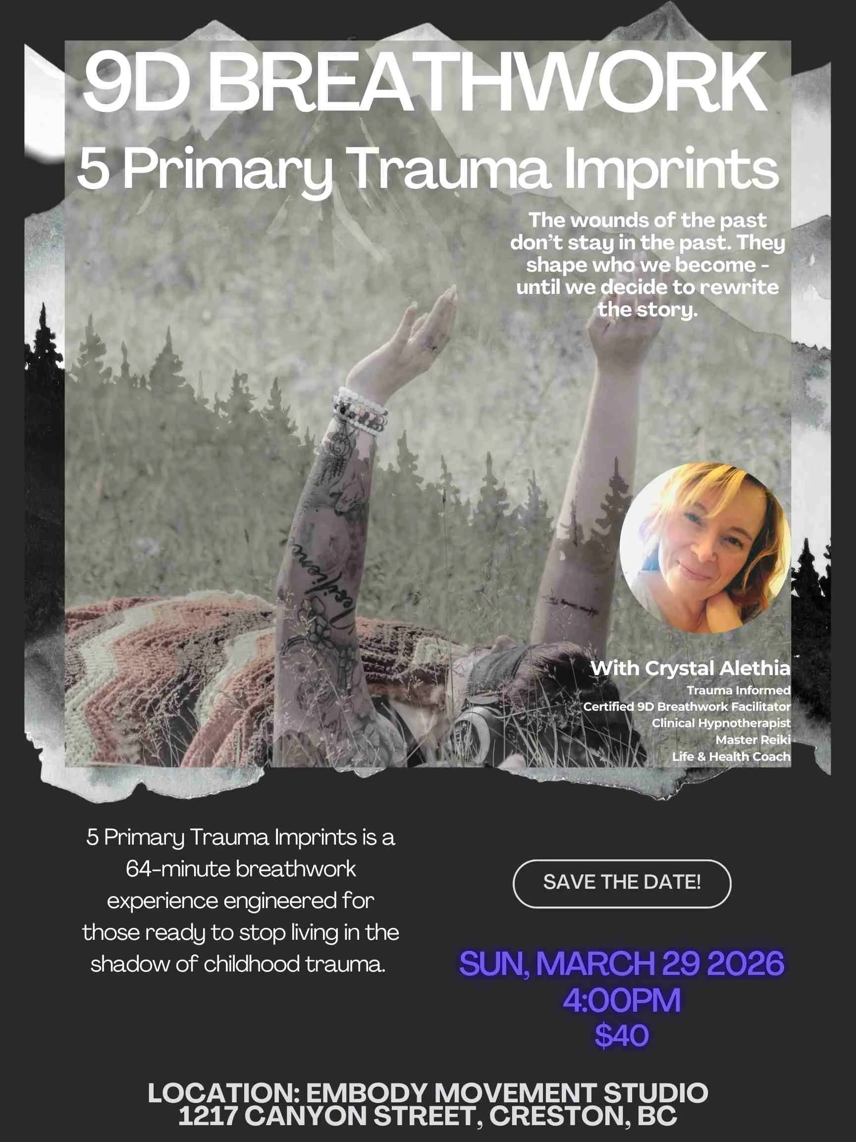 9D Breathwork 5 Primary Trauma Imprints