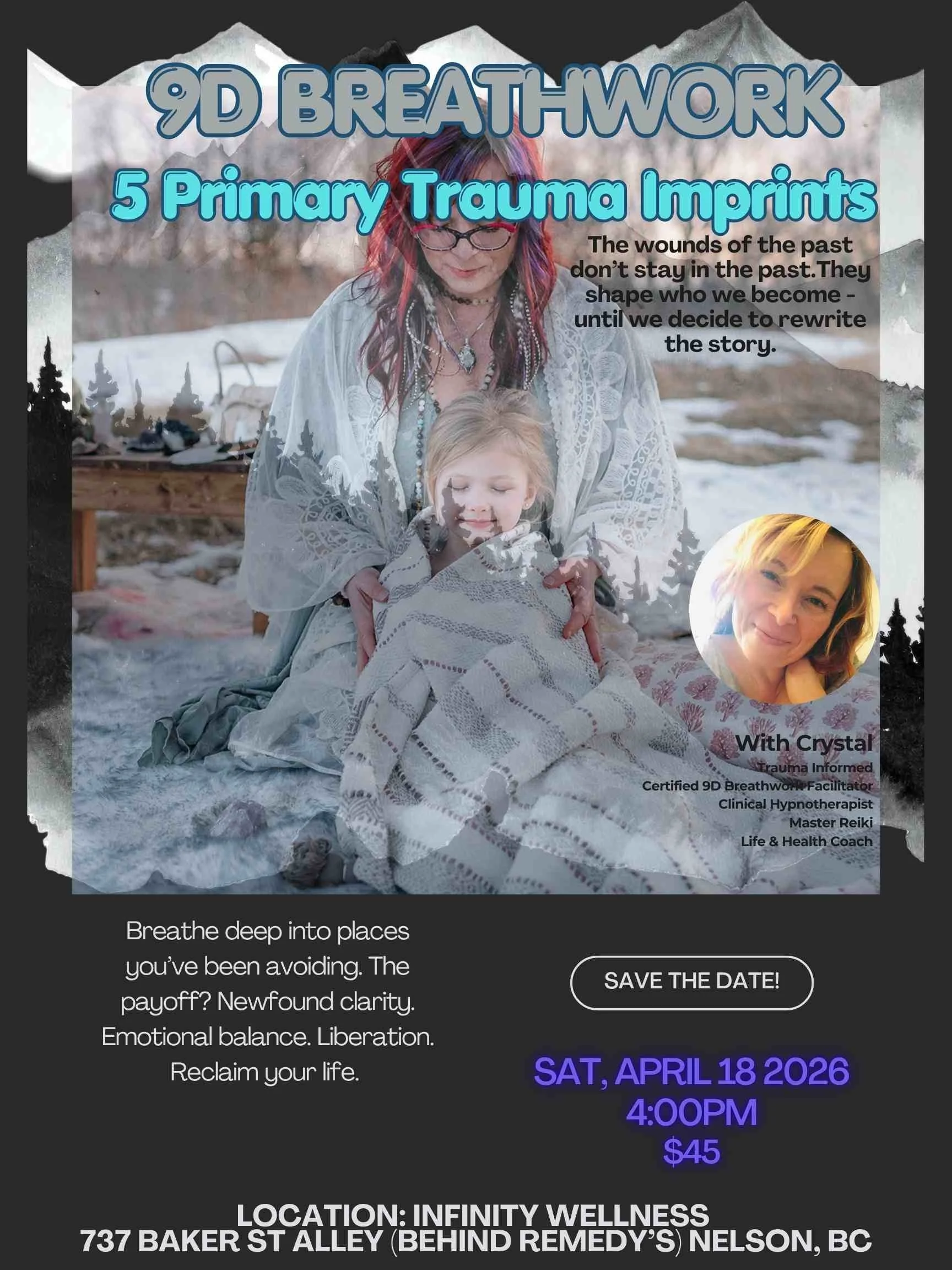 9D Breathwork 5 Primary Trauma Imprints