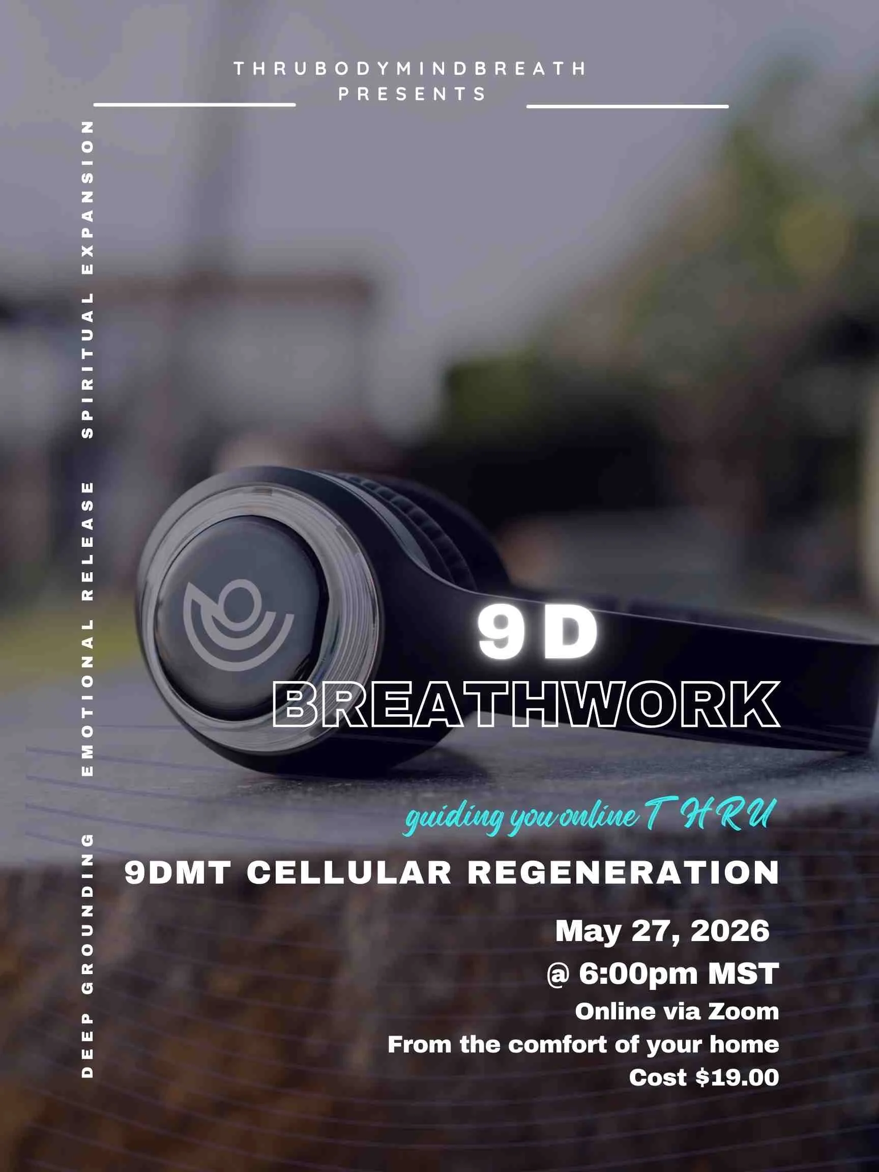 Online breathwork session - 9DMT Cellular regeneration