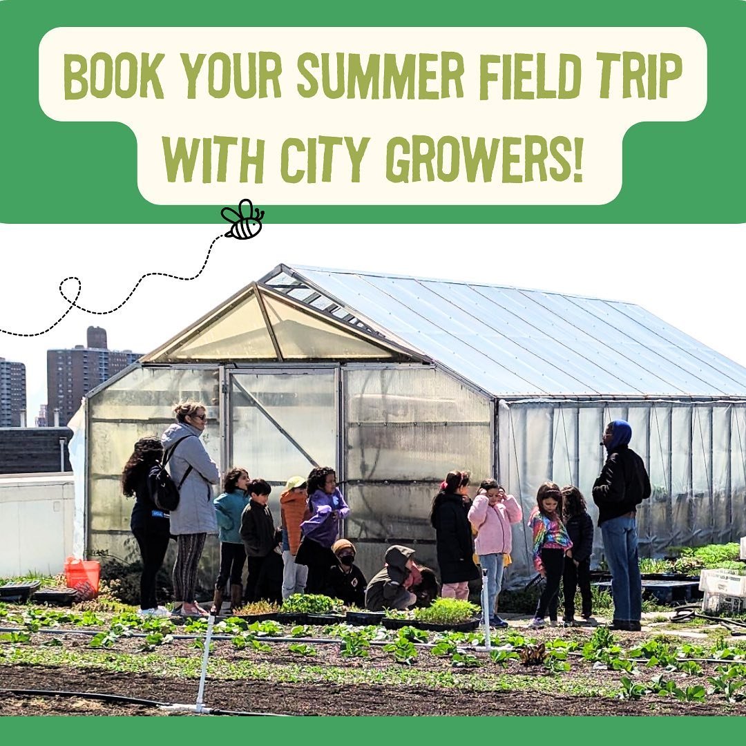 Calling all summer youth program coordinators!!! We still have some workshop slot availability for visiting groups this summer season at Brooklyn Grange with City Growers.

We host groups of youth from grades pre-K to 12th! Head to the link in our bi