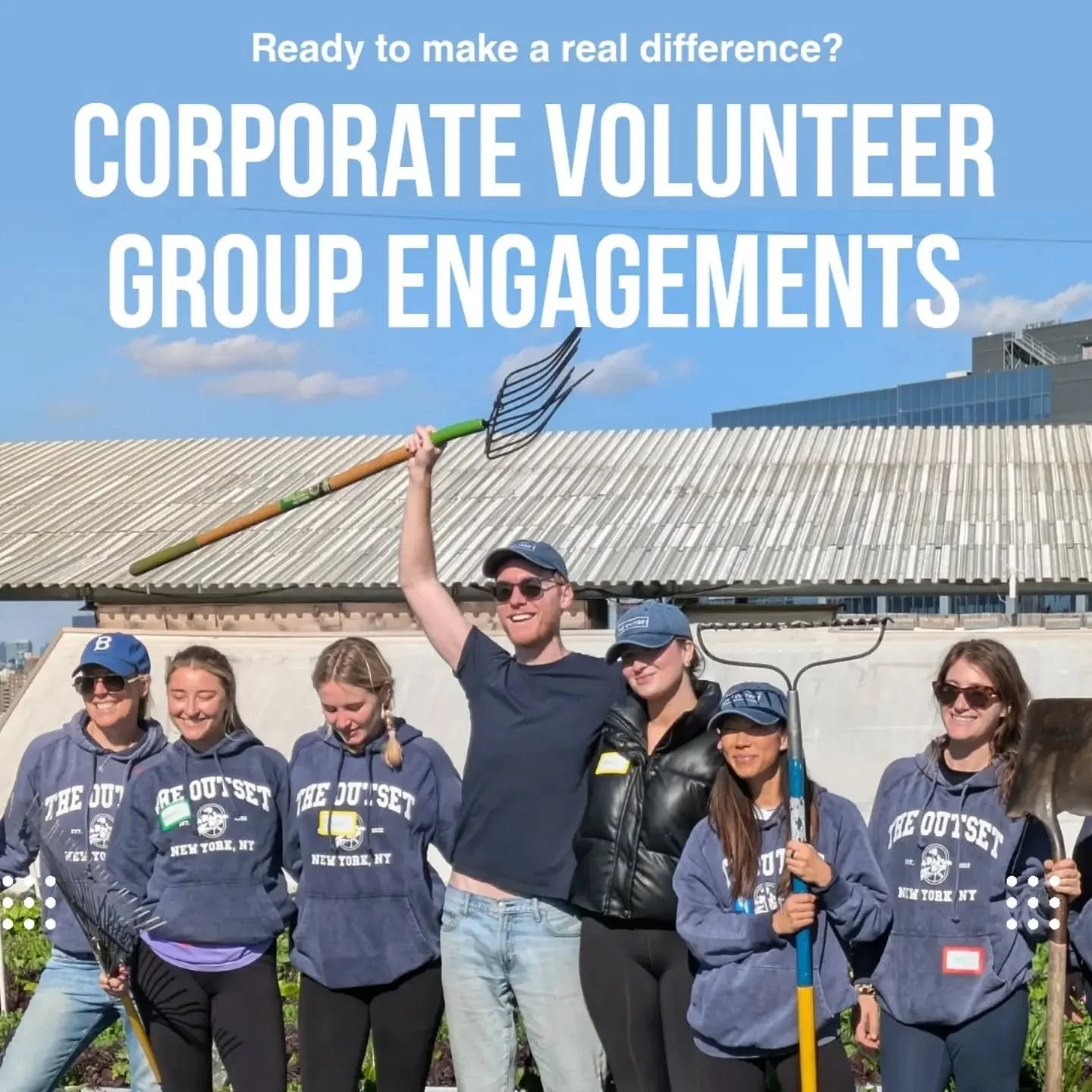 Did you know that City Growers hosts Corporate Volunteer and Team Building Retreats? These impactful events are a great way for work colleges to get fresh air, work together and do work that benefits an organization that reaches over 5,000 youth a ye