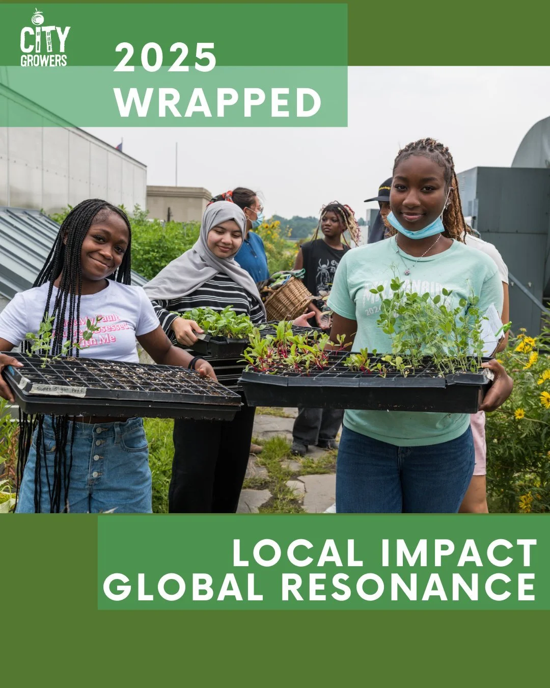 What a 2025! 
+ 5,000+ Youth Reached
+ 23 Paid Apprenticeships
+ 120 Farm Workshops
+ 100+ schools and community groups
+ 84% of Farm Workshops offered for free or at subsidized rates
+ 120 volunteers mobilized! 

Here's to more in 2026!