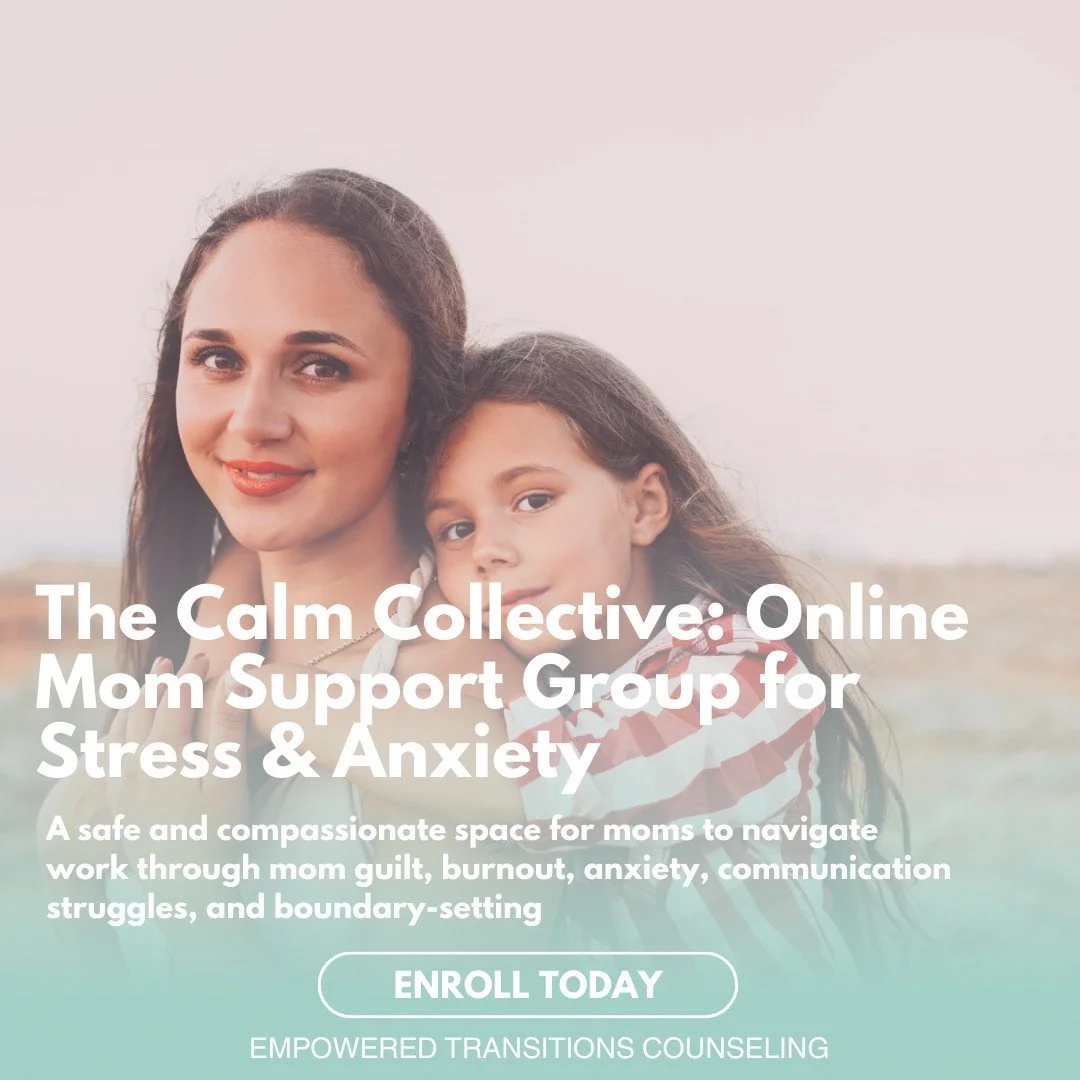 A safe and compassionate space for moms to navigate the challenges of motherhood together. This group is designed to help you work through mom guilt, burnout, anxiety, communication struggles, and boundary-setting. Together, we&rsquo;ll share experie