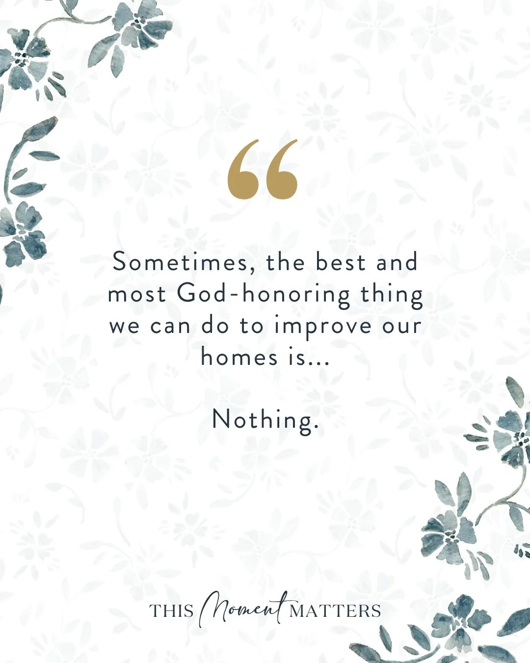 Gratitude changes everything 💙

When you find yourself striving for new and better and more and next... take a deep breath and remember: God invites us to enjoy and embrace our homes (and our lives) exactly how they are.

Let&rsquo;s lean in togethe