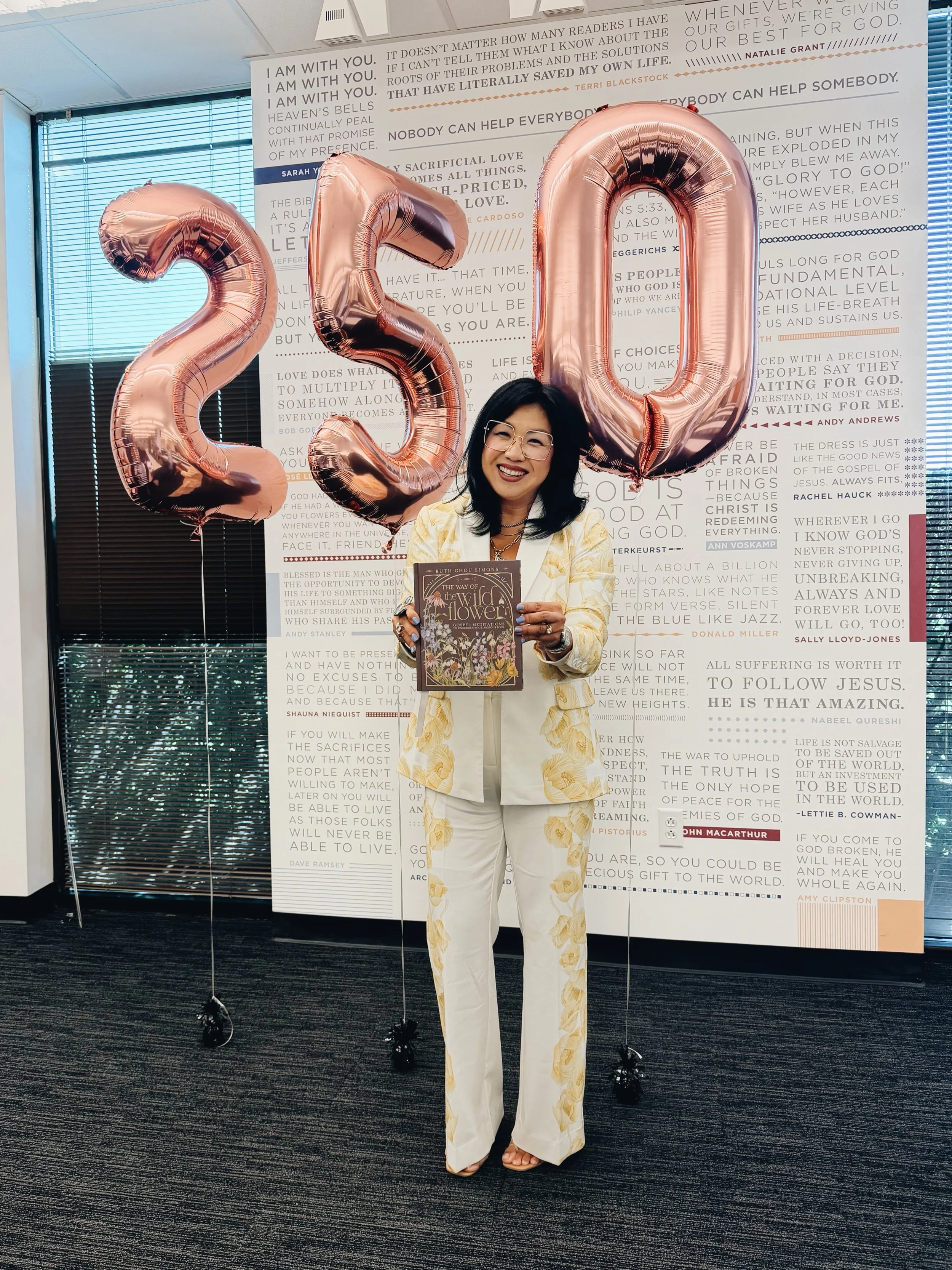 I&rsquo;M SPEECHLESS. My publisher surprised me with the news today in Nashville: 250,000 copies of The Way of the Wildflower sold in its first 11 months. 🥹 

You see, I wrote and painted this book from a place of unexpected heartache and so I asked