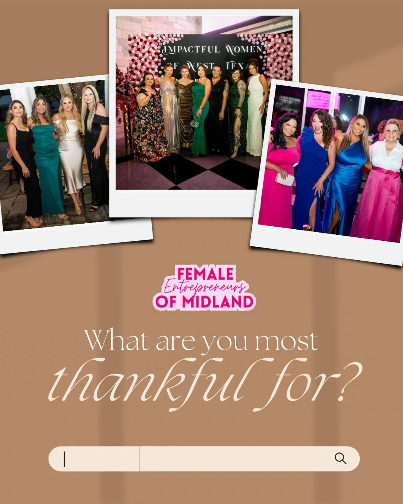 We are thankful for all our our amazing members, supporters, and supporters this season! 🩷 Happy Thanksgiving to everyone!

What are you most thankful for this year? 

#femaleentrepreneursofmidland #midlandtx #thanksgiving