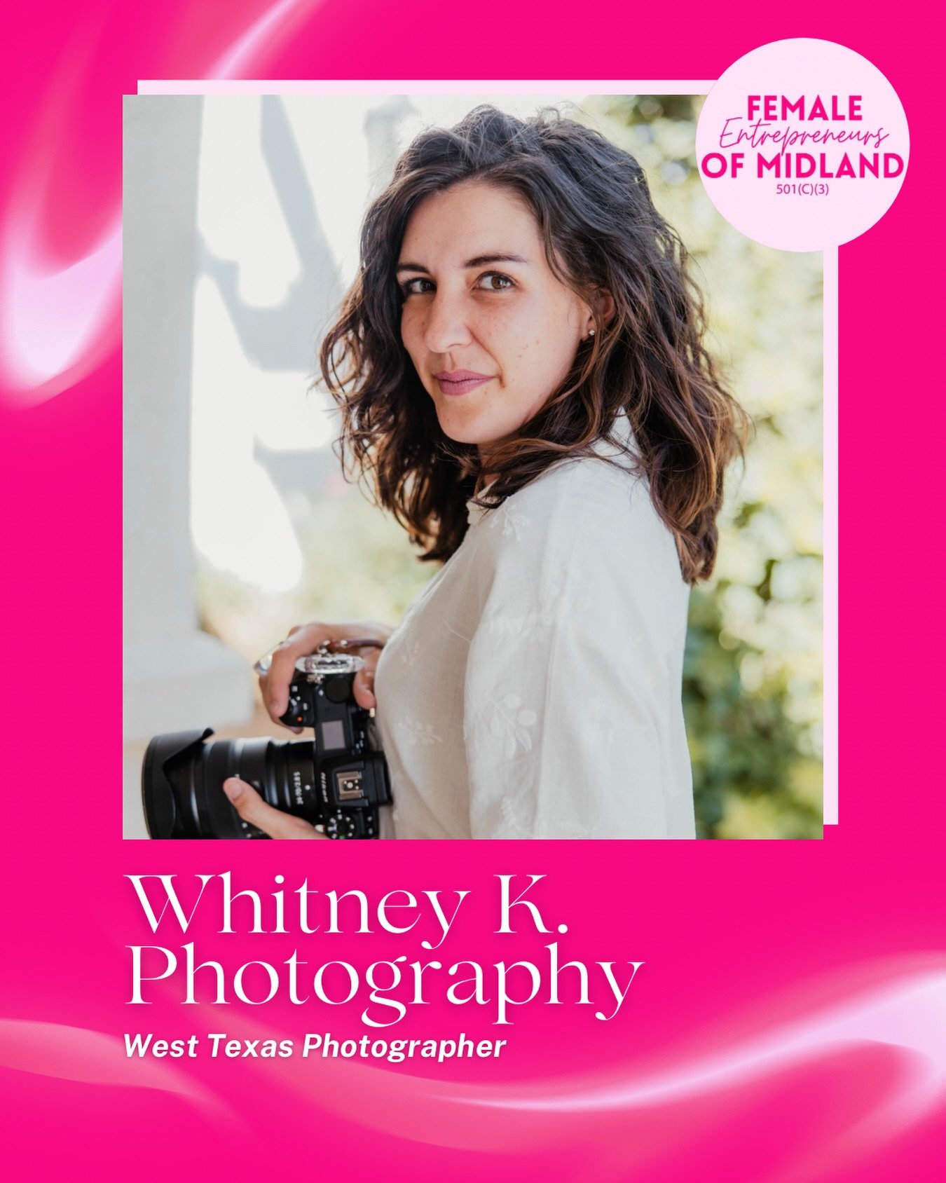 🌸MEMBER HIGHLIGHT🌸

Whitney Hill is the photographer and creative behind @whitney.k.photography . A West Texas native and mom of two, Whitney works between Midland, Mineral Wells, and the DFW area and happy to travel wherever a great story takes he