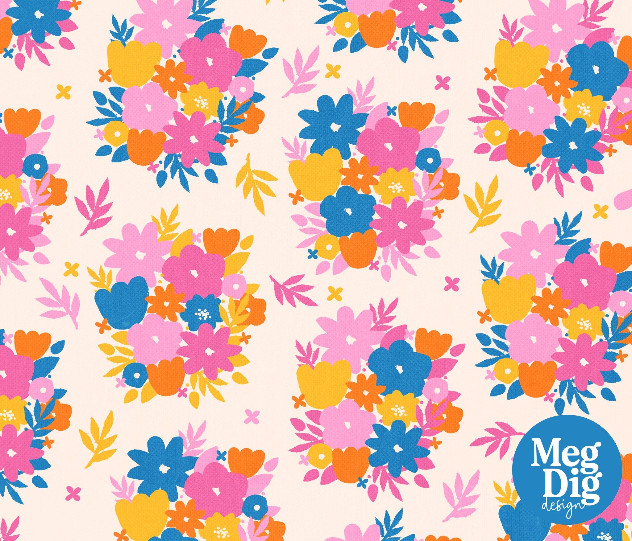 Florals? For spring? Groundbreaking. 🌷💐🌷
I used some elements from an art print I made ages ago to create this bright spring pattern. Check it out on @spoonflower !
.
.
.
.
#surfacedesign #surfacepattern #surfacepatterndesign #spoonflowerfabric
#s