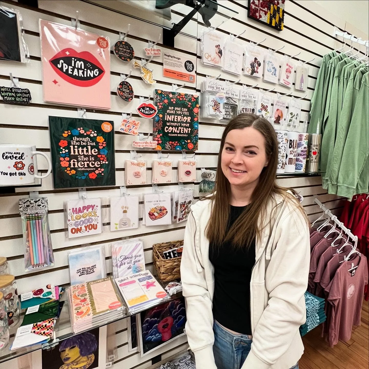 Go check out a selection of my art prints, stickers, buttons, and notepads at @makersofmaryland at @theavenueatwhitemarsh 🥰
.
.
.
.
#shopsmall #supportsmallbusiness #shoplocal #shopsmall #smallbiztips #marylandsmallbusiness