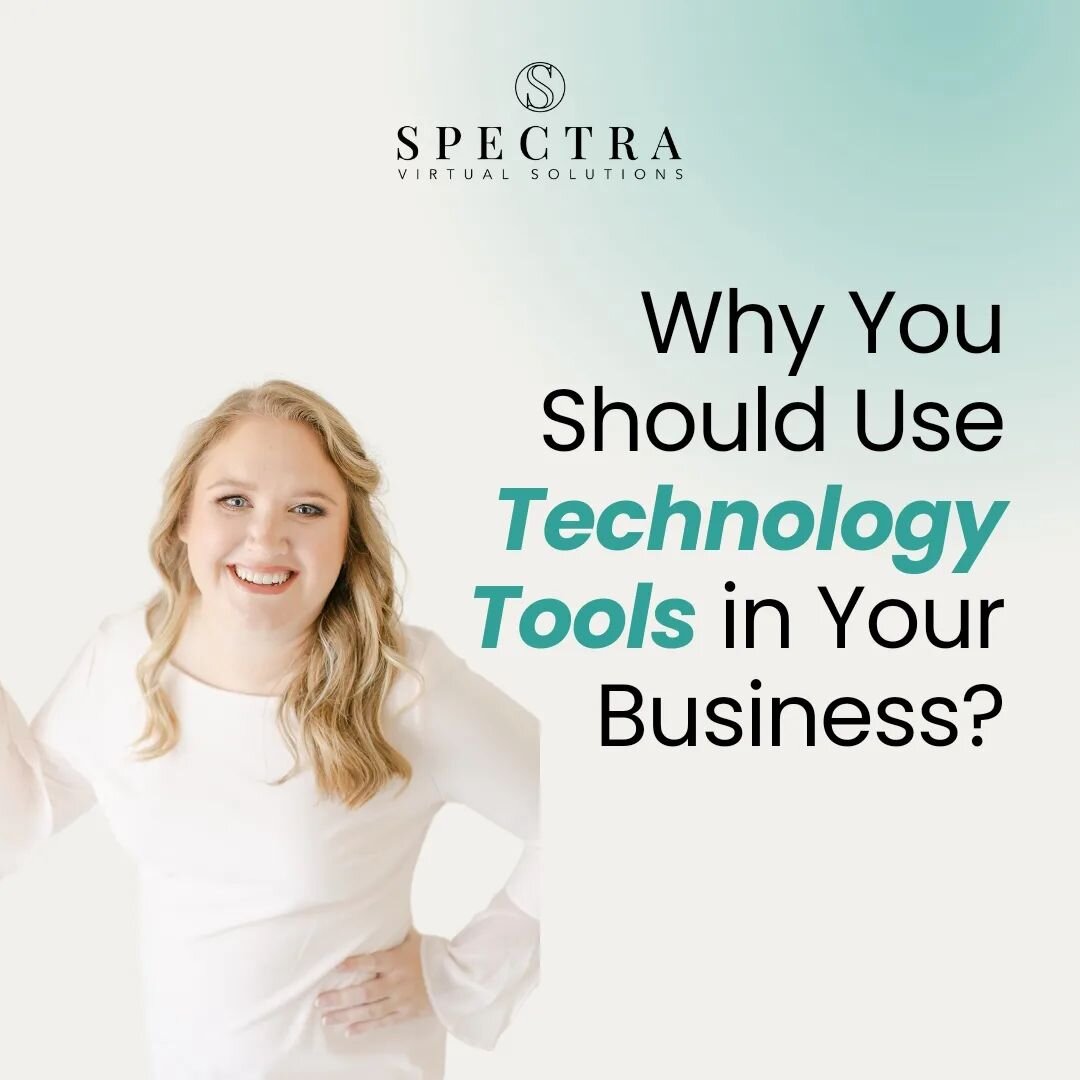 Spectra Virtual Solutions uses many technology tools!

We are pro #technology and #automation.

Which reason applies to your business?

Comment below 👇

Follow me for more! 🔔 &gt;Ashley Bearden

#MeetSpectra #VirtualAgency #VirtualAssistants #Entre