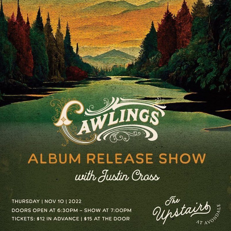 SHOW DETAILS❗️

Join us for our album release show Thursday, November 10th @theupstairsatavondale at 7pm. We&rsquo;re super excited to have @justincrossmusic join us! Ticket link in bio. See you there!
