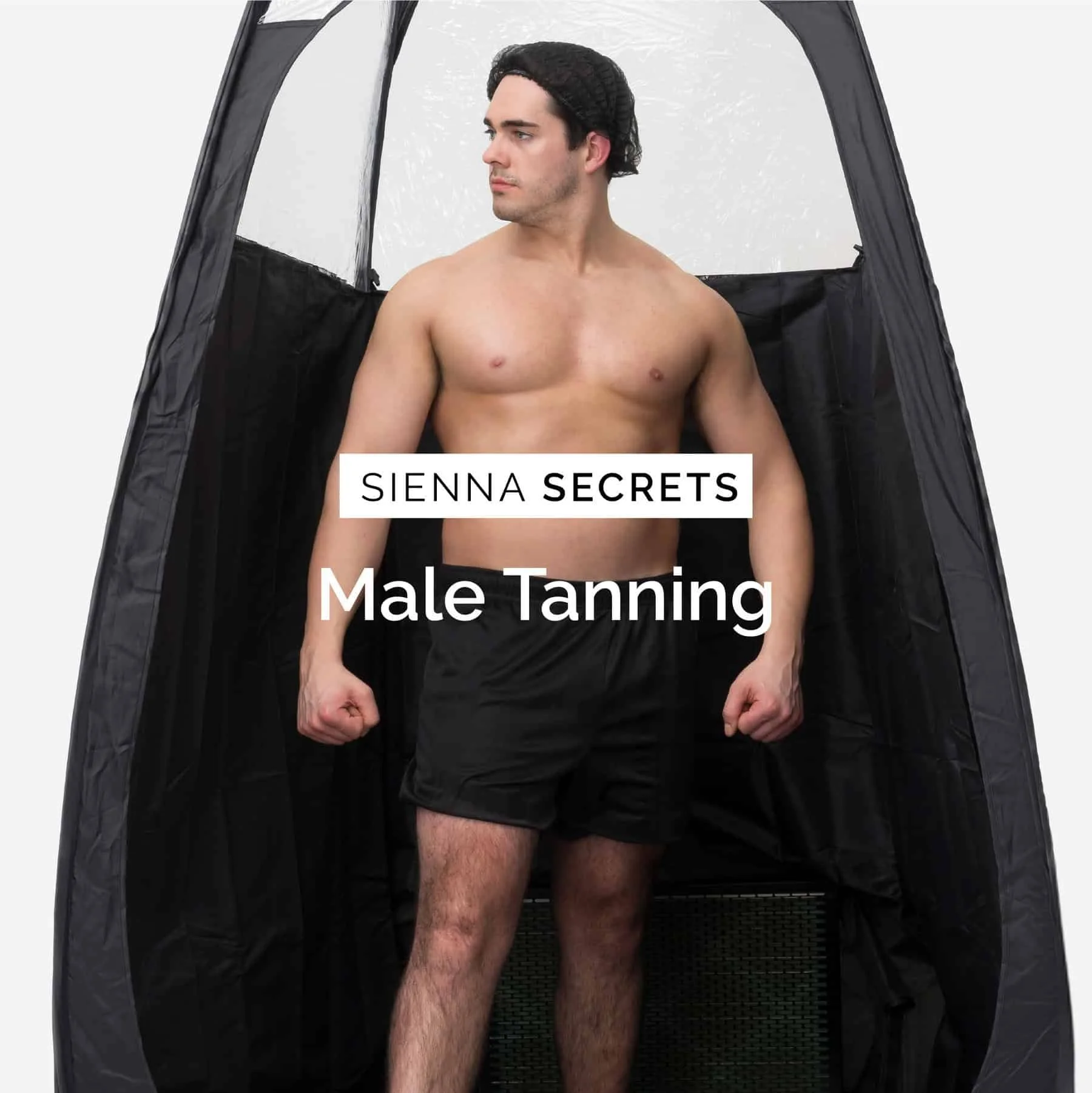 male spray tan