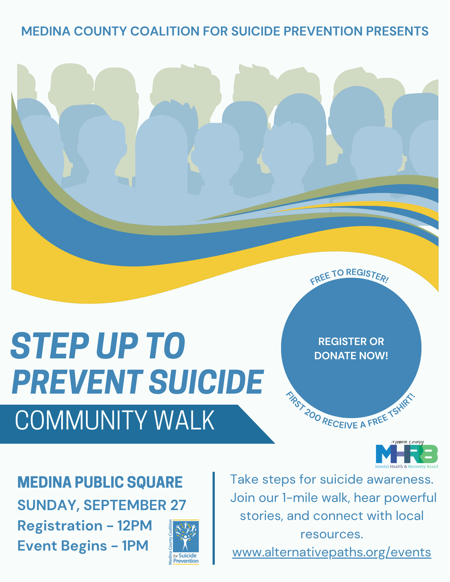 STEP UP TO PREVENT SUICIDE COMMUNITY WALK 