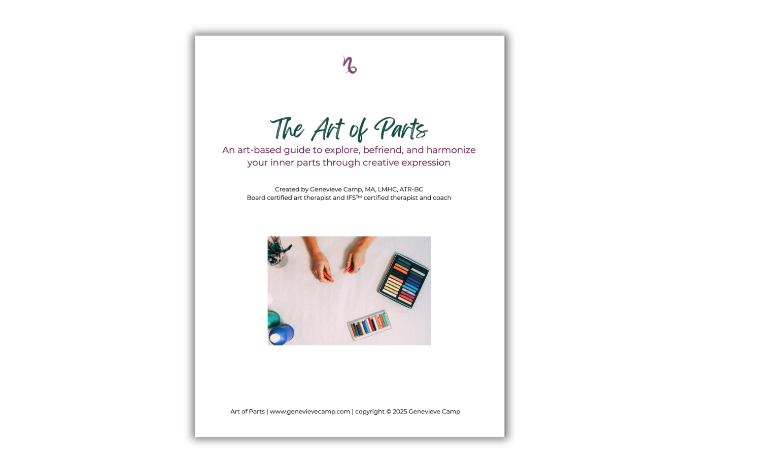 The cover of the Art of Parts workbook.