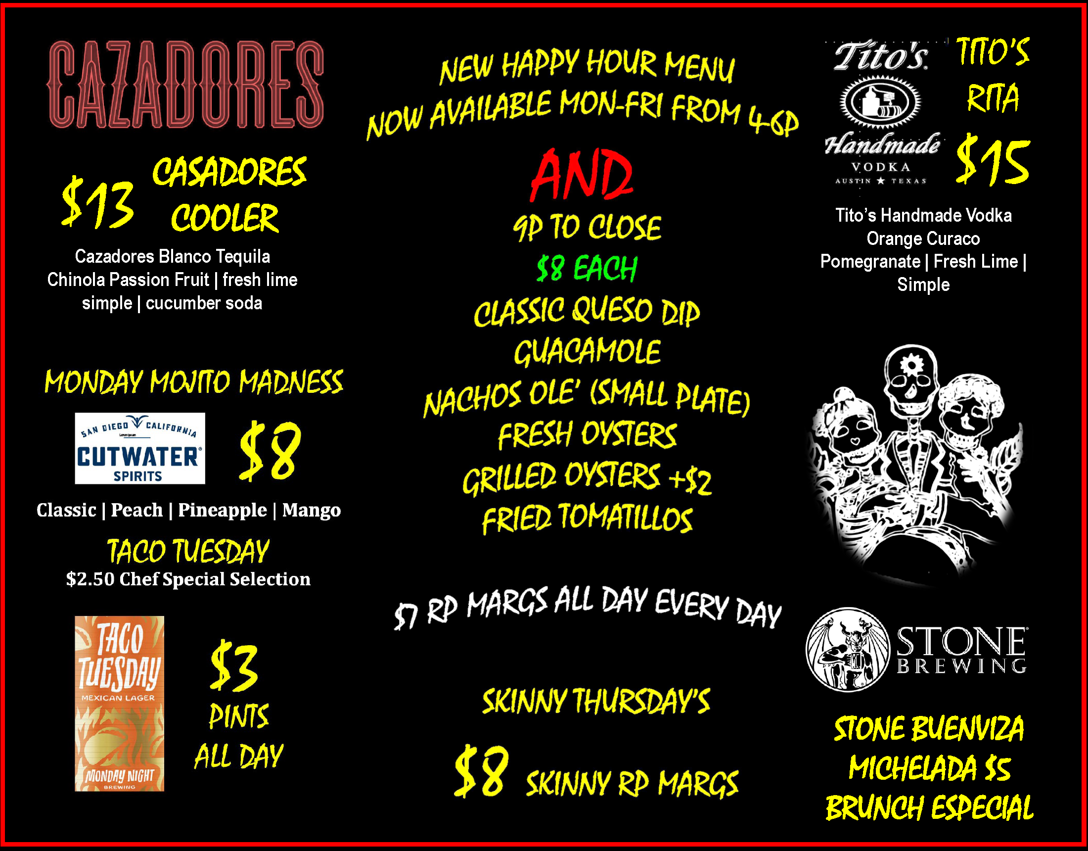 Menu 1 — Red Pepper Taqueria