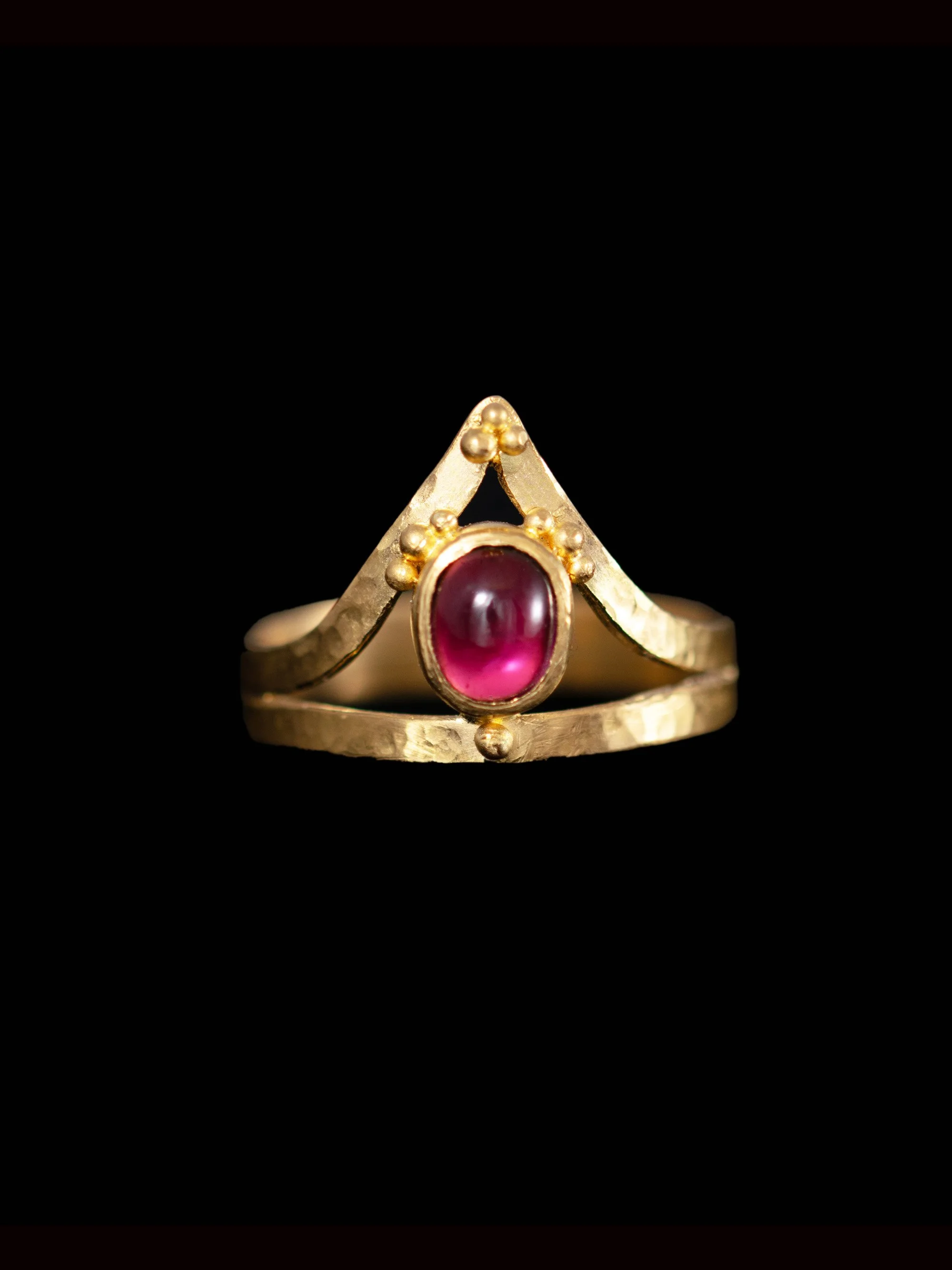 Egyptian Garnet Ring