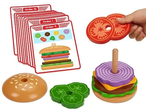 Create-A-Burger Sequencing Stacker