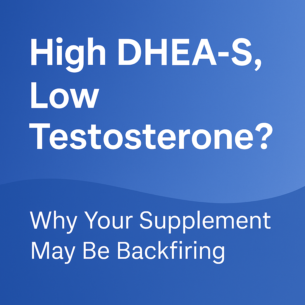 Why High DHEA-S and Low Testosterone Might Mean Your Body's Not Converting Properly (and Why Supplementing May Make It Worse)