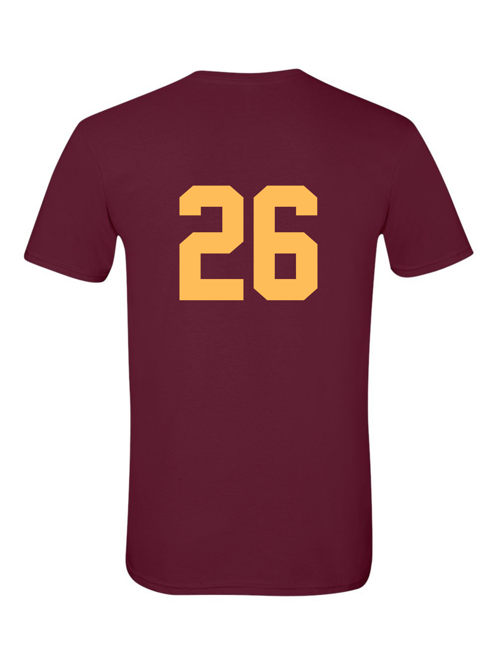 ADD NUMBER TO BACK