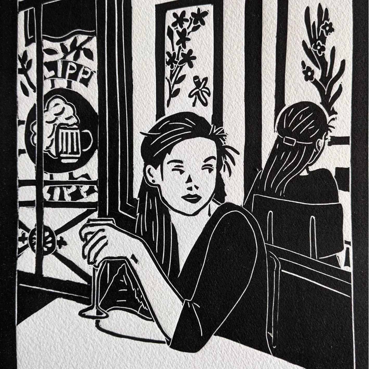 Cynthia Bevan - A la Brasserie Lipp.jpg