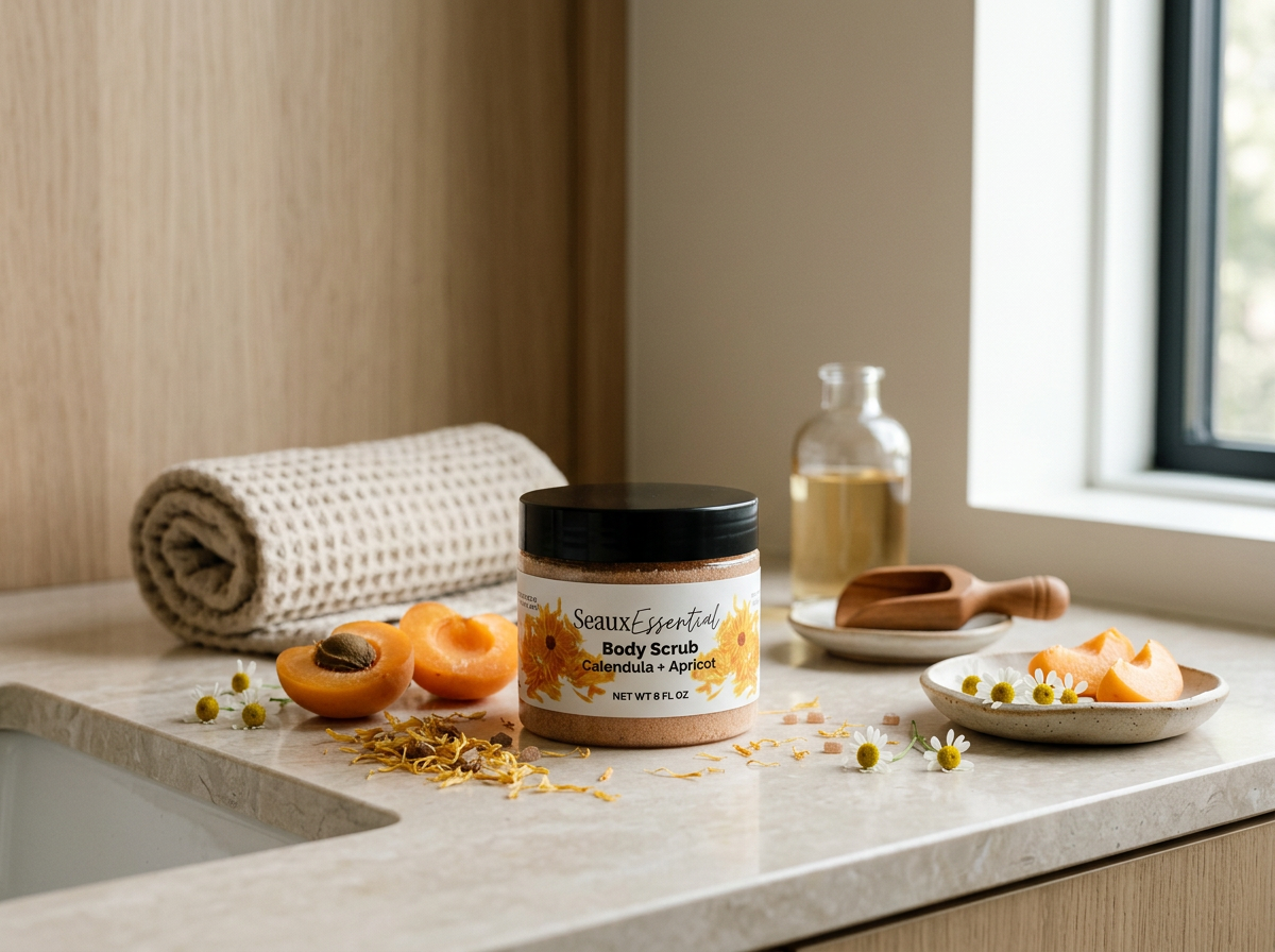 Calendula + Apricot Emulsified Sugar Scrub