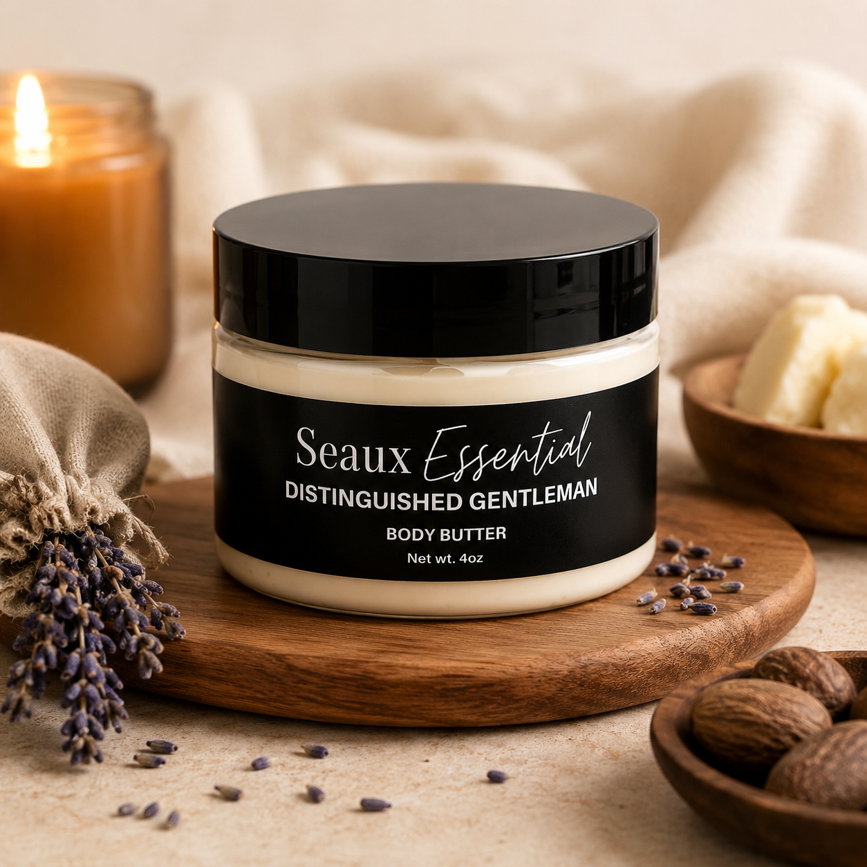 Distinguished Gentleman Body Butter - Seaux Distinguished Men's Grooming Collection