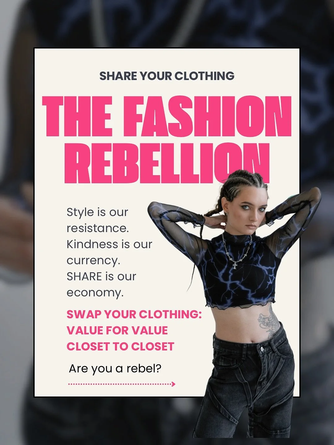 She&rsquo;s not &ldquo;trying to be sustainable.&rdquo; She just refuses to play the game anymore.

The game where status = spending.
Where &ldquo;new&rdquo; means &ldquo;worthy.&rdquo;
Where caring is optional.

She&rsquo;s done with performative gr