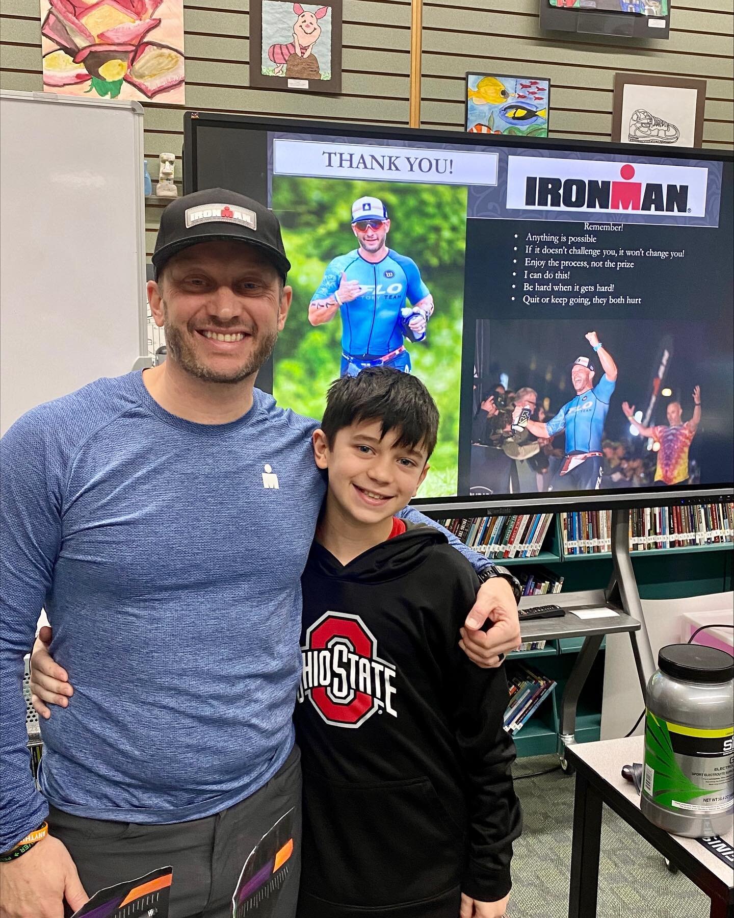 A few weeks ago,  I had the opportunity to share my life as an Ironman Triathlete to 110+ 6th graders at my son&rsquo;s school.

While, I wasn&rsquo;t sure what to expect from their level of interest, it turned out to be quite the topic for this grou