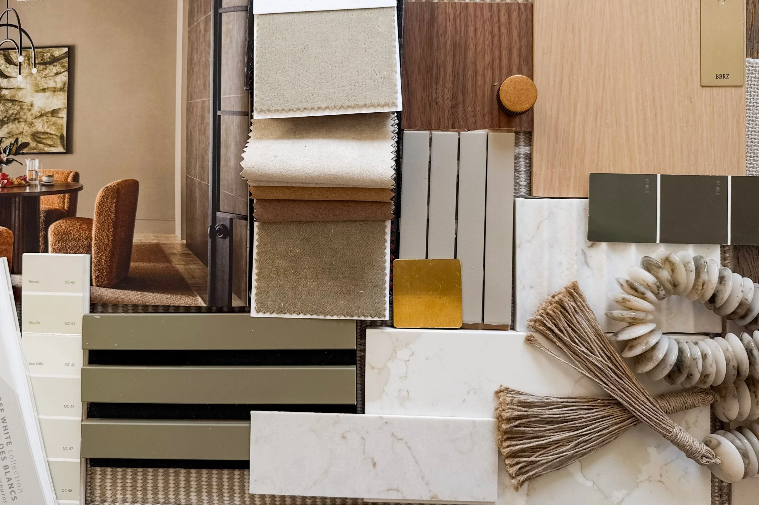 INTERIOR DESIGN | Where it starts ✨ Layering texture, tone, and material to shape a space that feels intentional from every angle. 

#interiordesign #customhomebuilder #interiordesigner #renovations #gtahomes