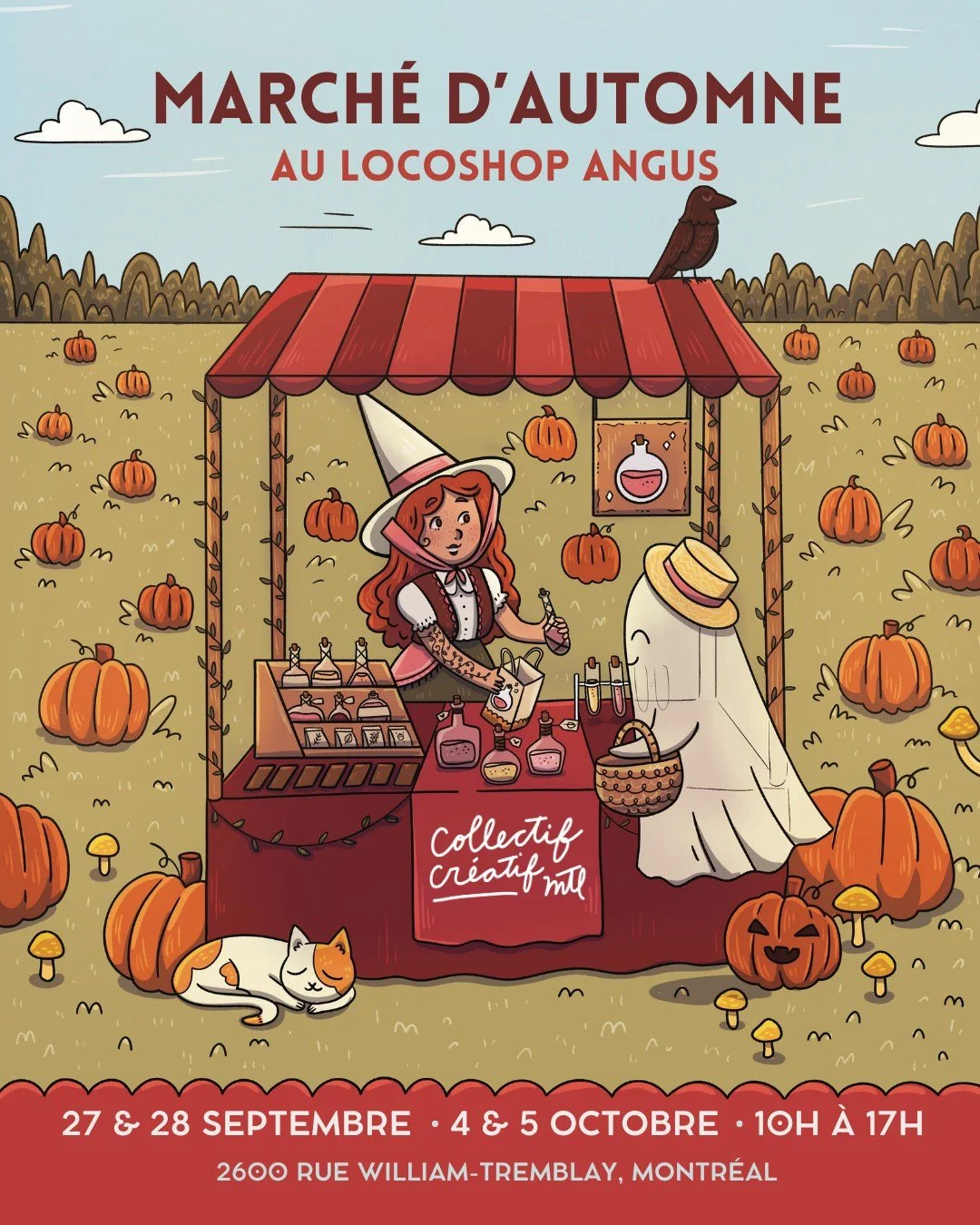 Cette ann&eacute;e, je participe &agrave; UN SEUL march&eacute; d'automne avant la saison des march&eacute;s de No&euml;l... et c'est LE march&eacute; &agrave; ne pas manquer!  Venez d&eacute;couvrir plus de 95 artisans cr&eacute;atifs talentueux et 