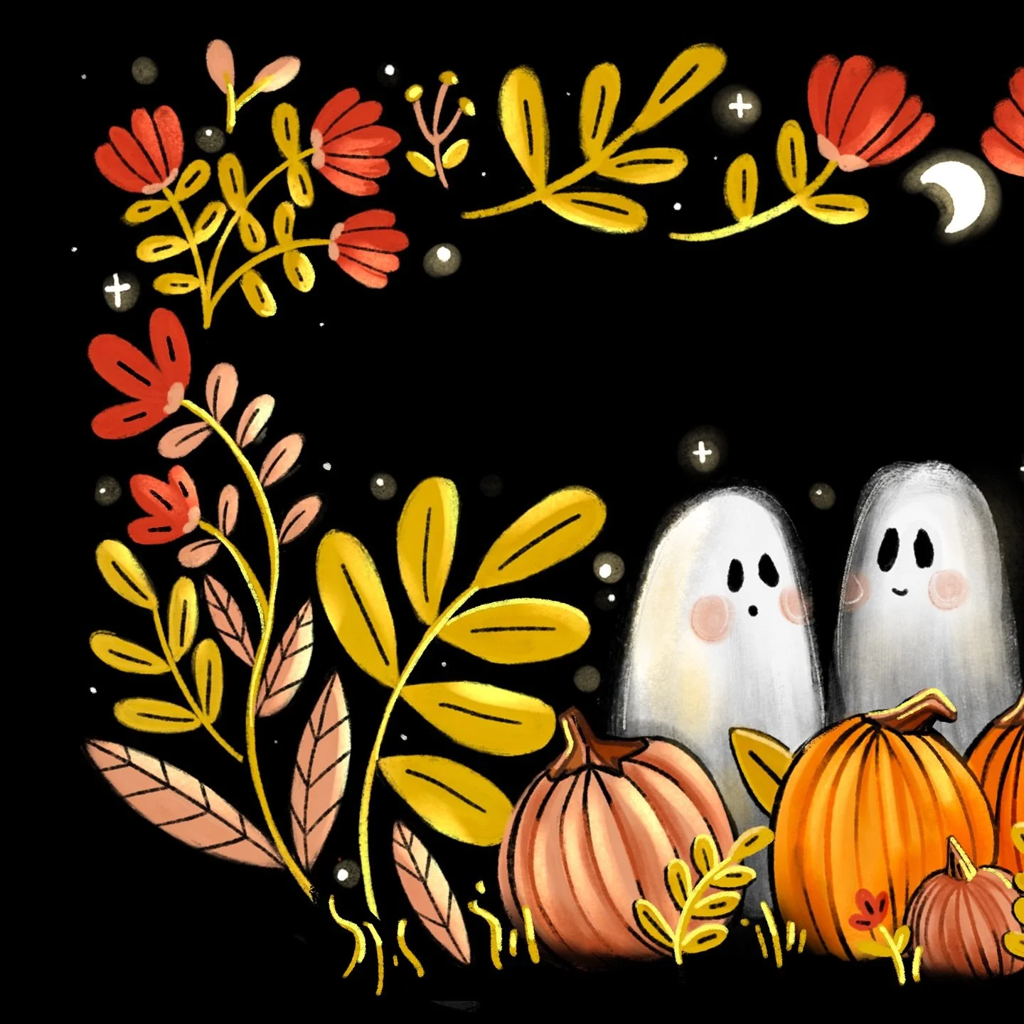 L&rsquo;automne frappe d&eacute;j&agrave; &agrave; nos portes et l&rsquo;ambiance d&rsquo;Halloween commence &agrave; s&rsquo;installer! Voici l&rsquo;illustration pour l&rsquo;&eacute;v&eacute;nement du Jardin des Citrouilles qui approche &agrave; g