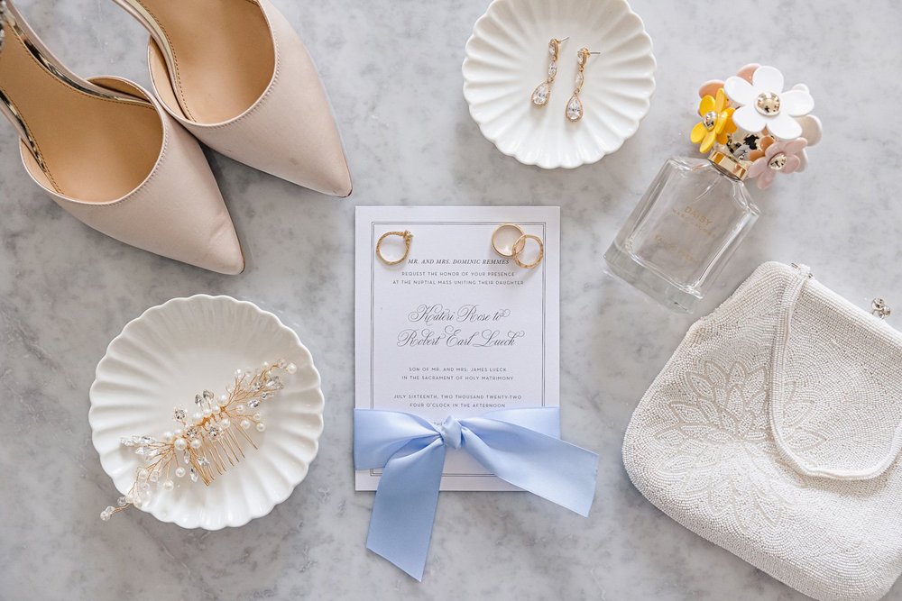 Wedding Details Flat Lay