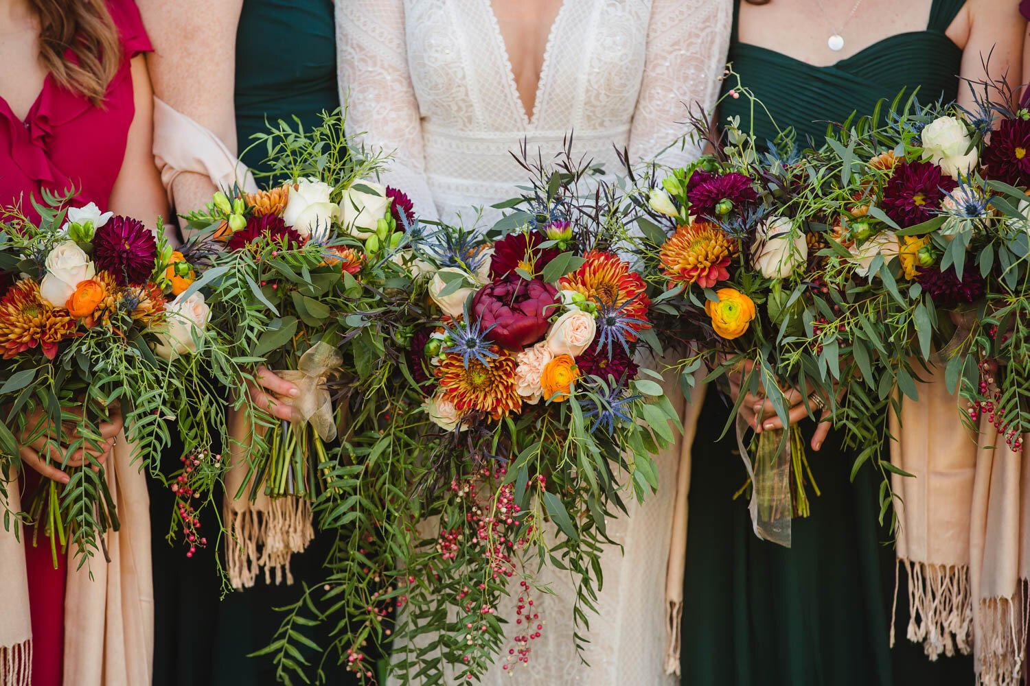 Heaven on Earth Bridal Bouquets for Fall Wedding
