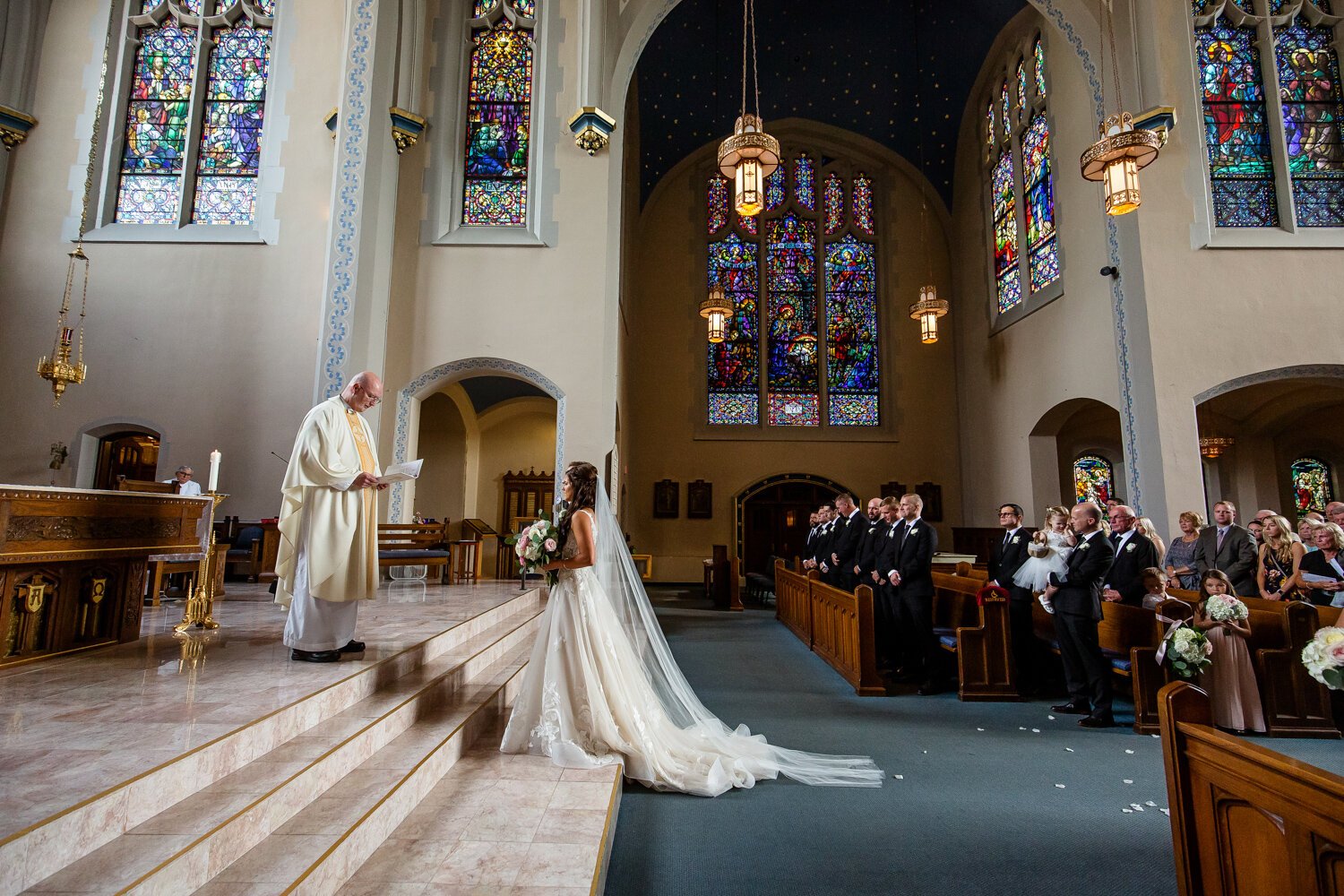 Sacred Heart Parish Wedding Photographer