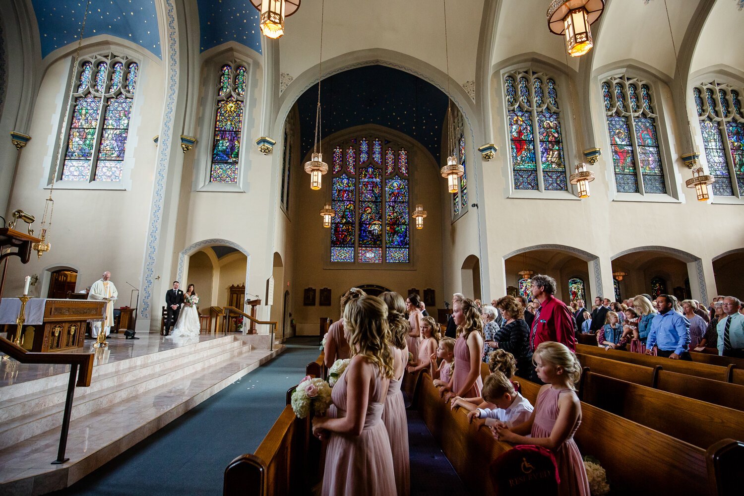 Sacred Heart Parish Wedding Moline