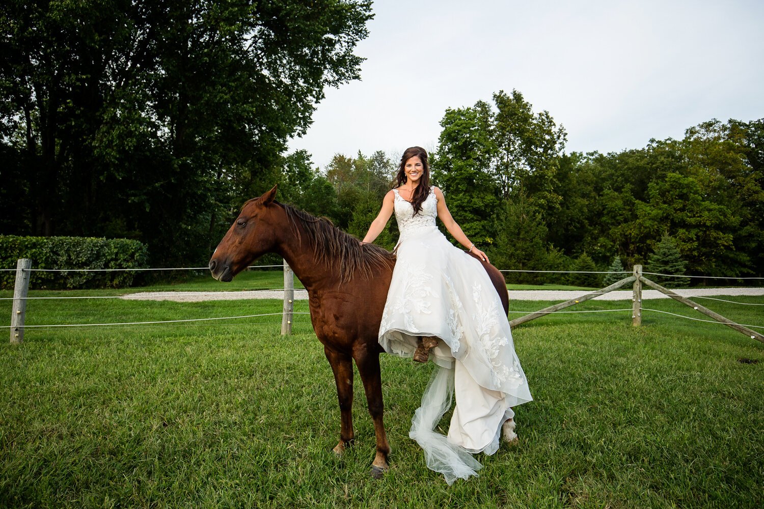 Peoria Illinois Farm Wedding Photographer
