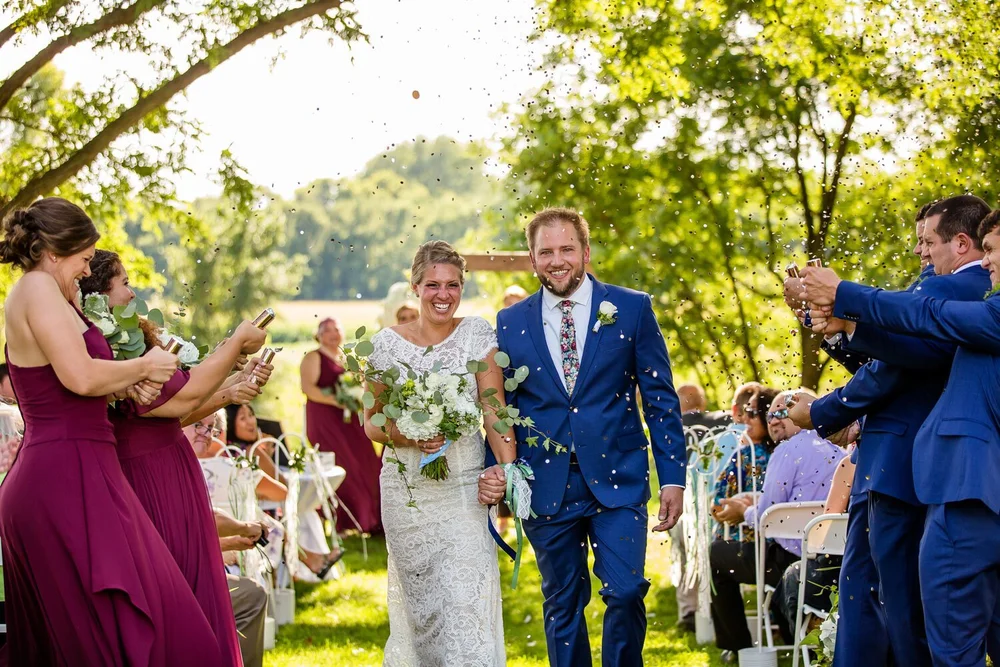 Proven Ground Farm Wedding Confetti