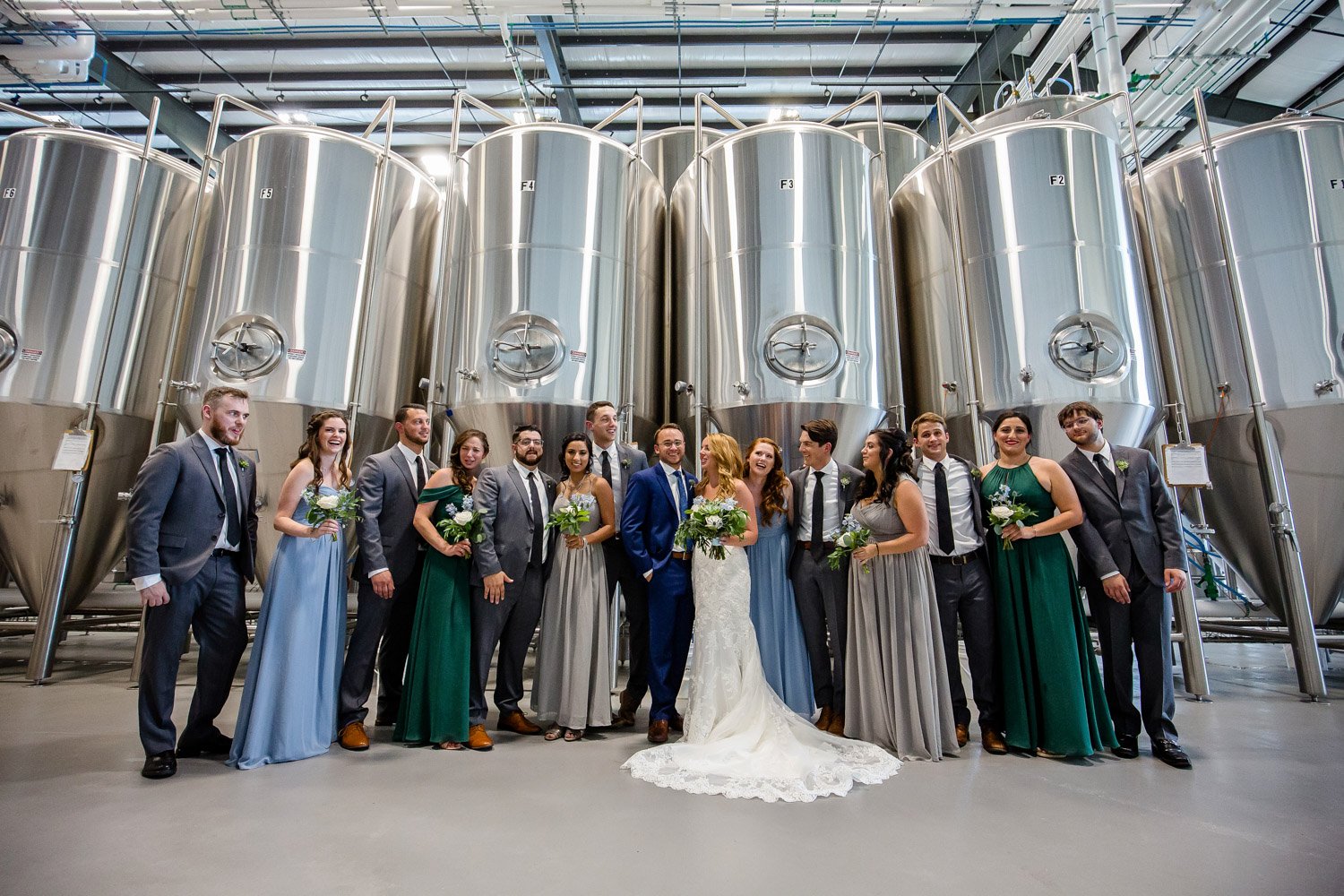 Destihl Brewery Wedding Party 