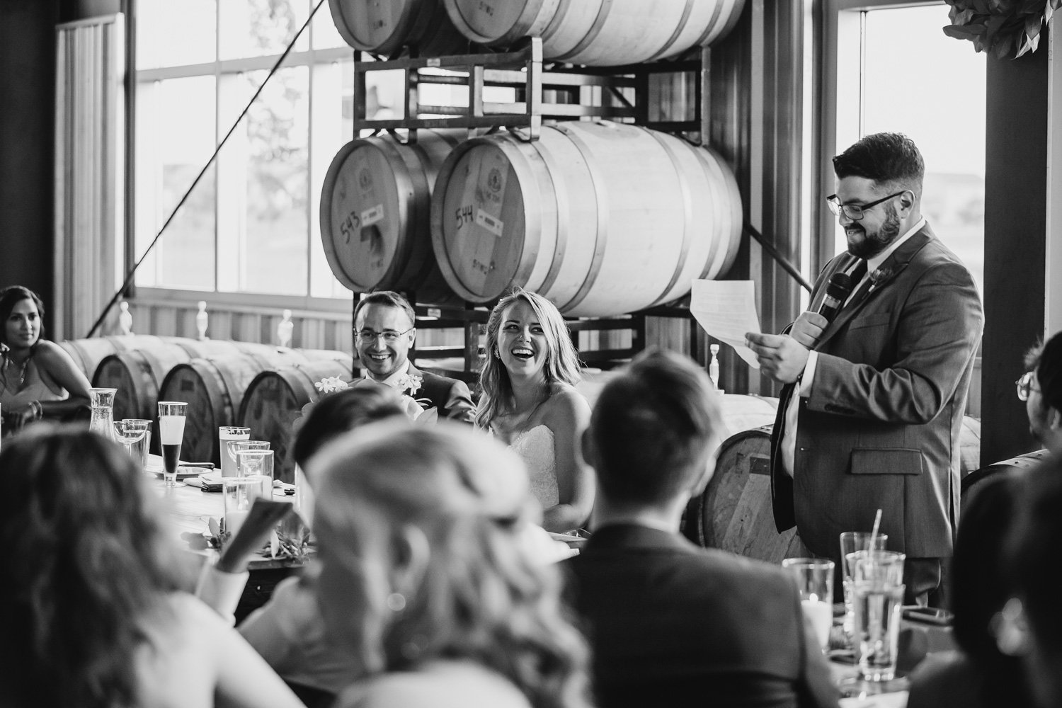 Destihl Brewery Wedding Speech