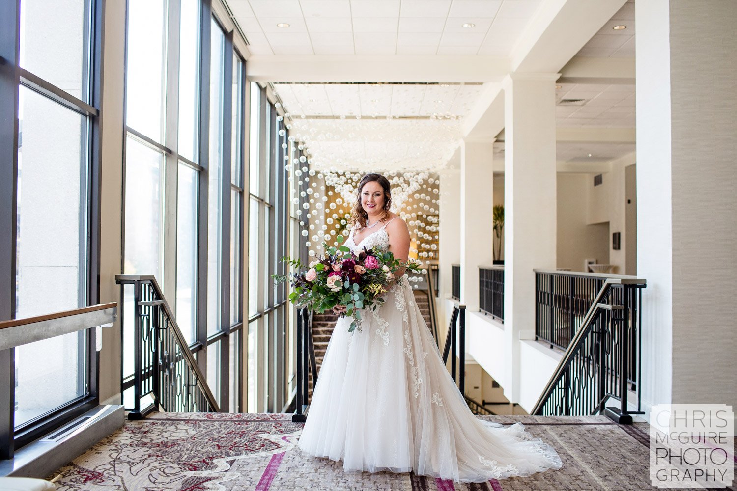 Bride portrait at Peoria Pere Marquette