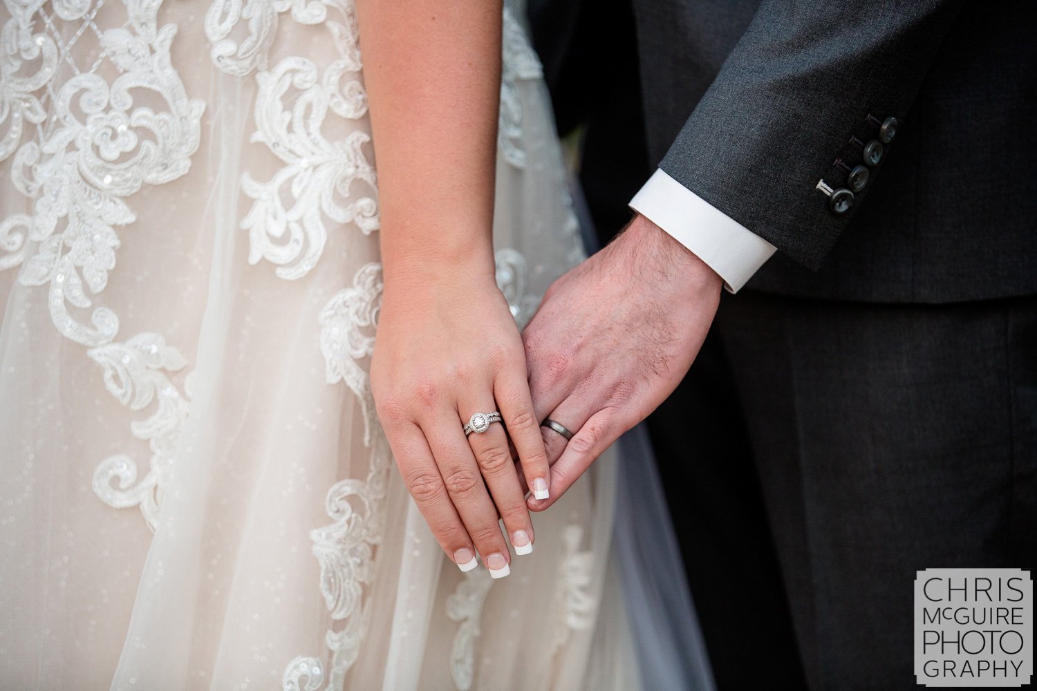 Wedding Rings on hands