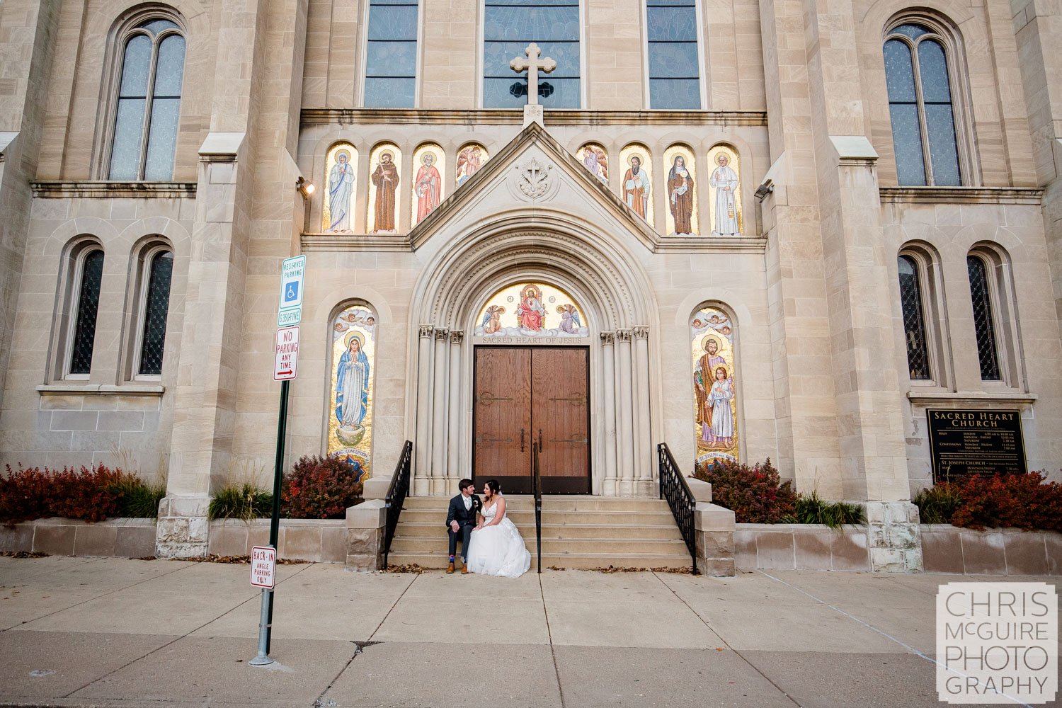 Sacred Heart Church Peoria IL Wedding