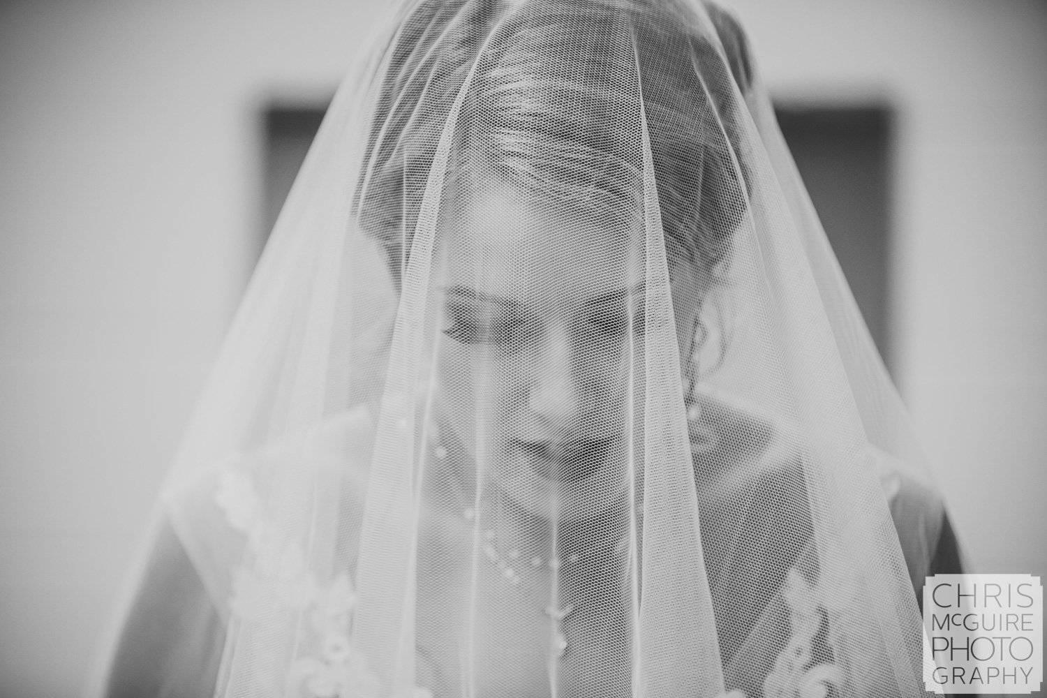 bride under veil peoria