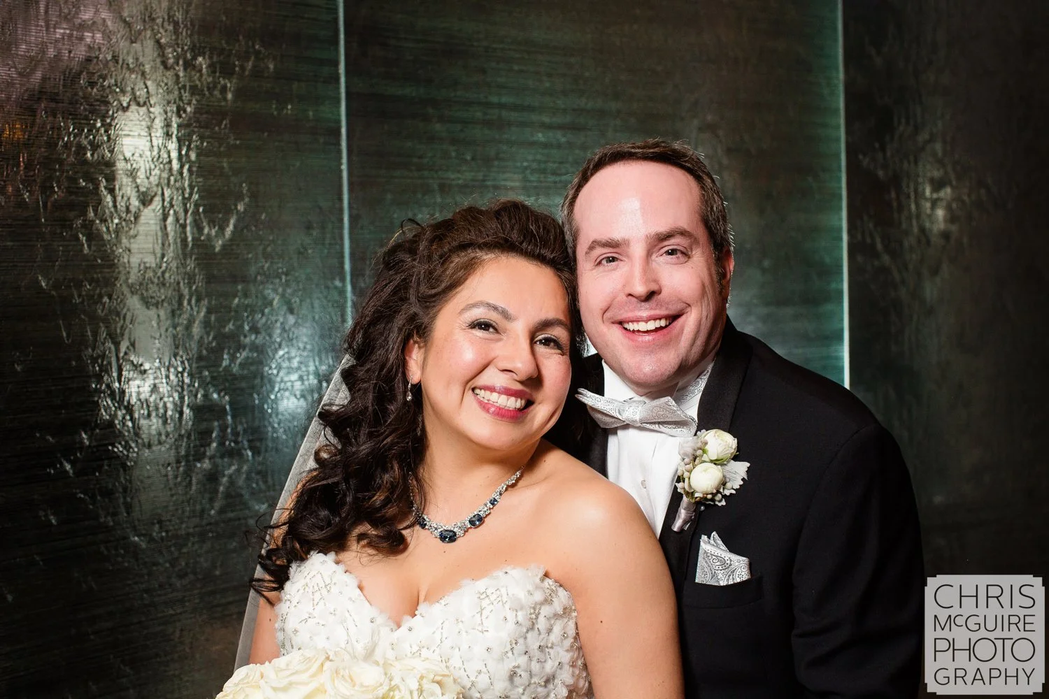 bride groom candid portrait