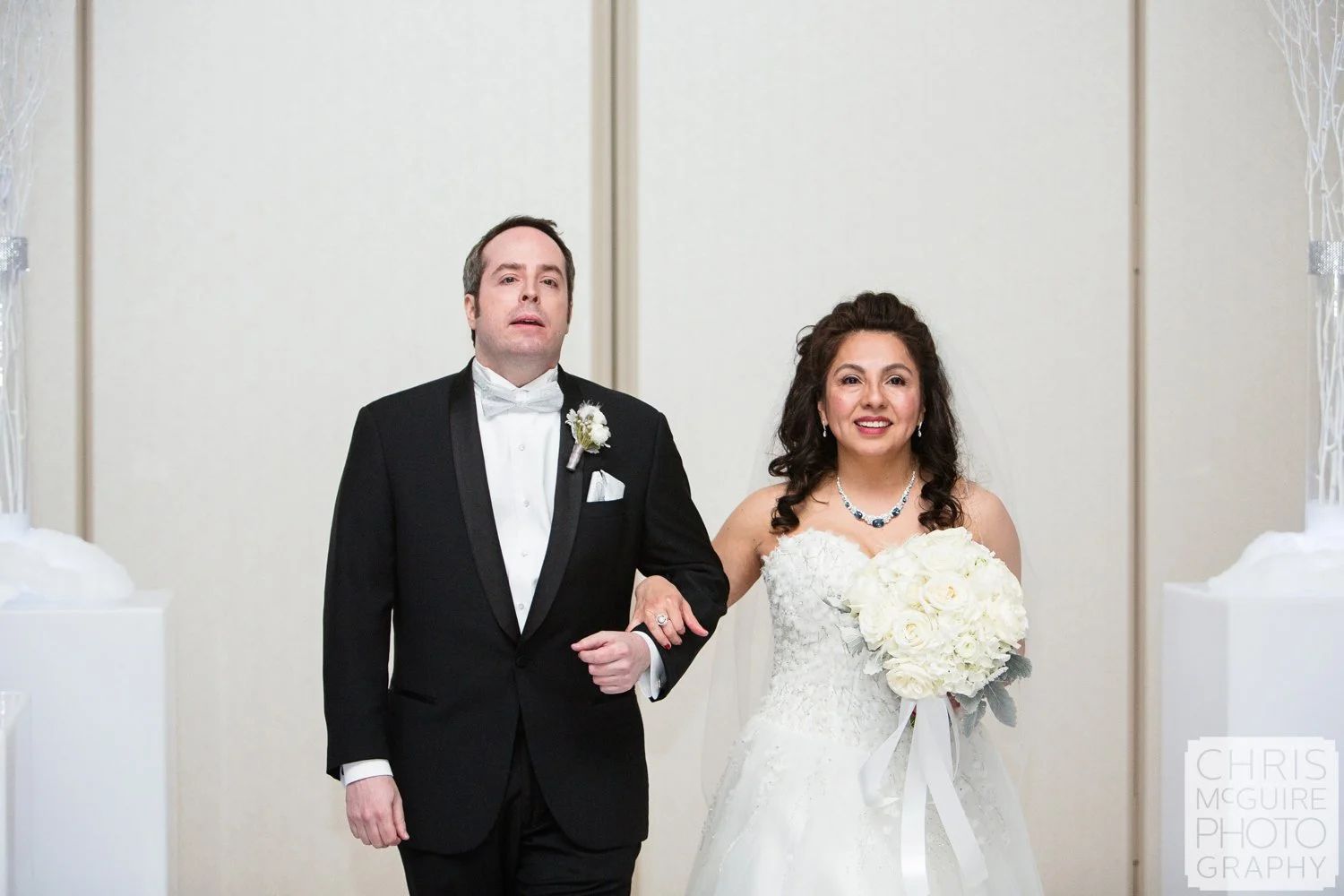 bride groom ballroom wedding